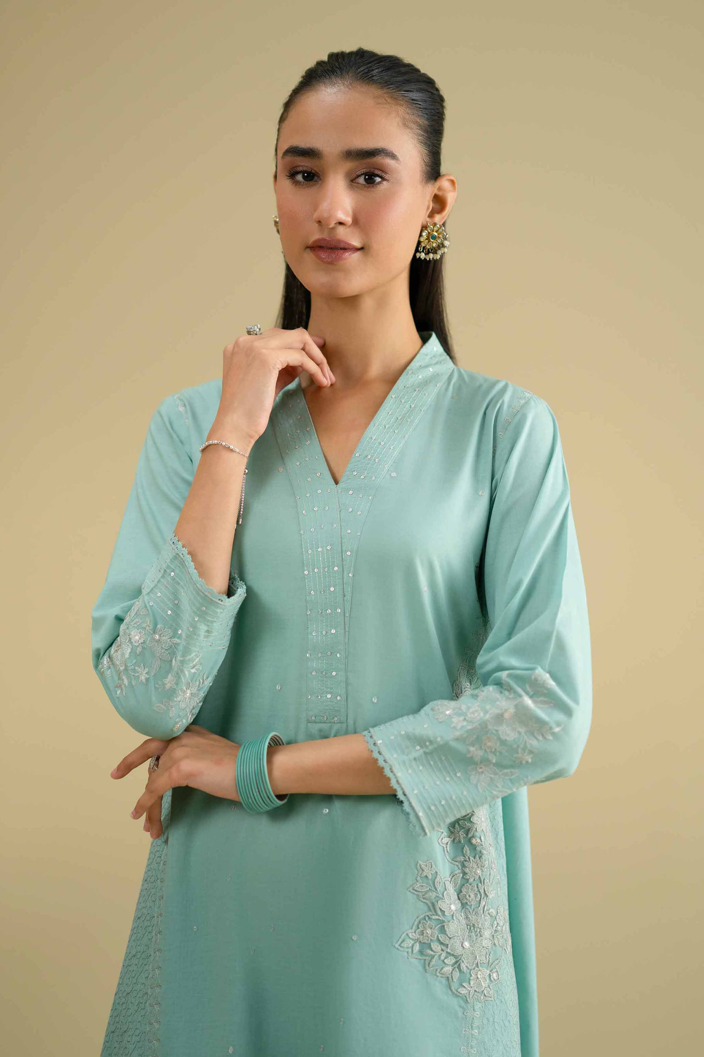 2 Piece - Embroidered Suit - KFE26-43 for Women - Pret Collection | Nishat | Shop Online