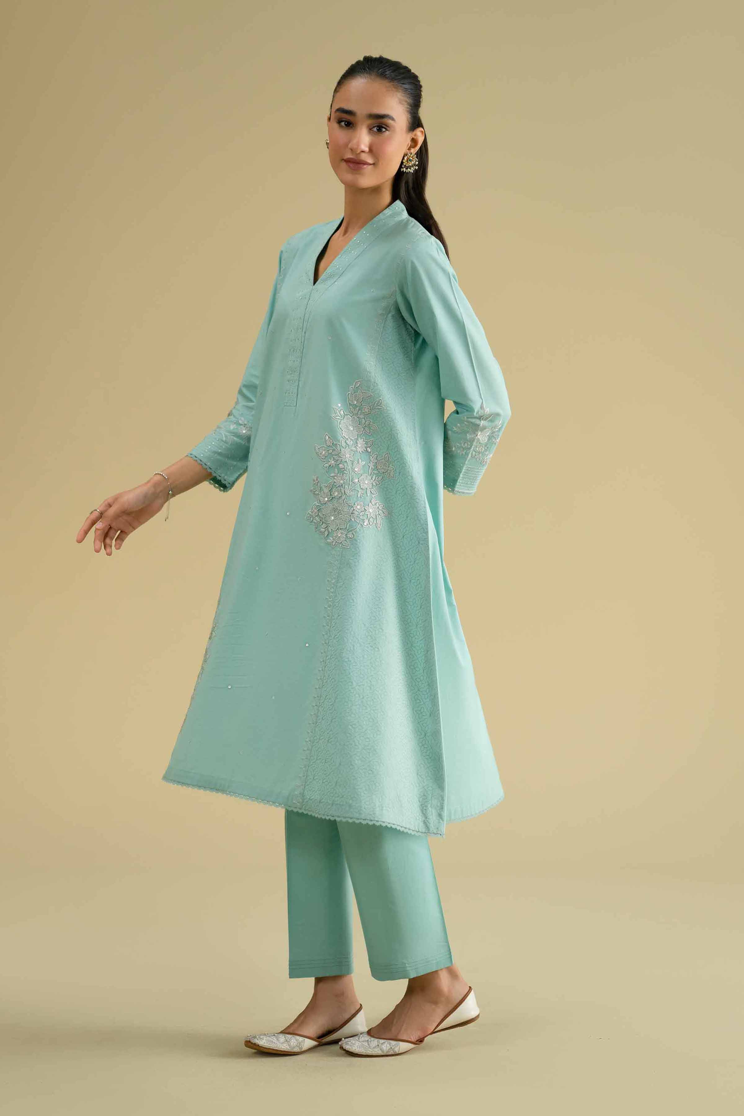 2 Piece - Embroidered Suit - KFE26-43 for Women - Pret Collection | Nishat | Shop Online