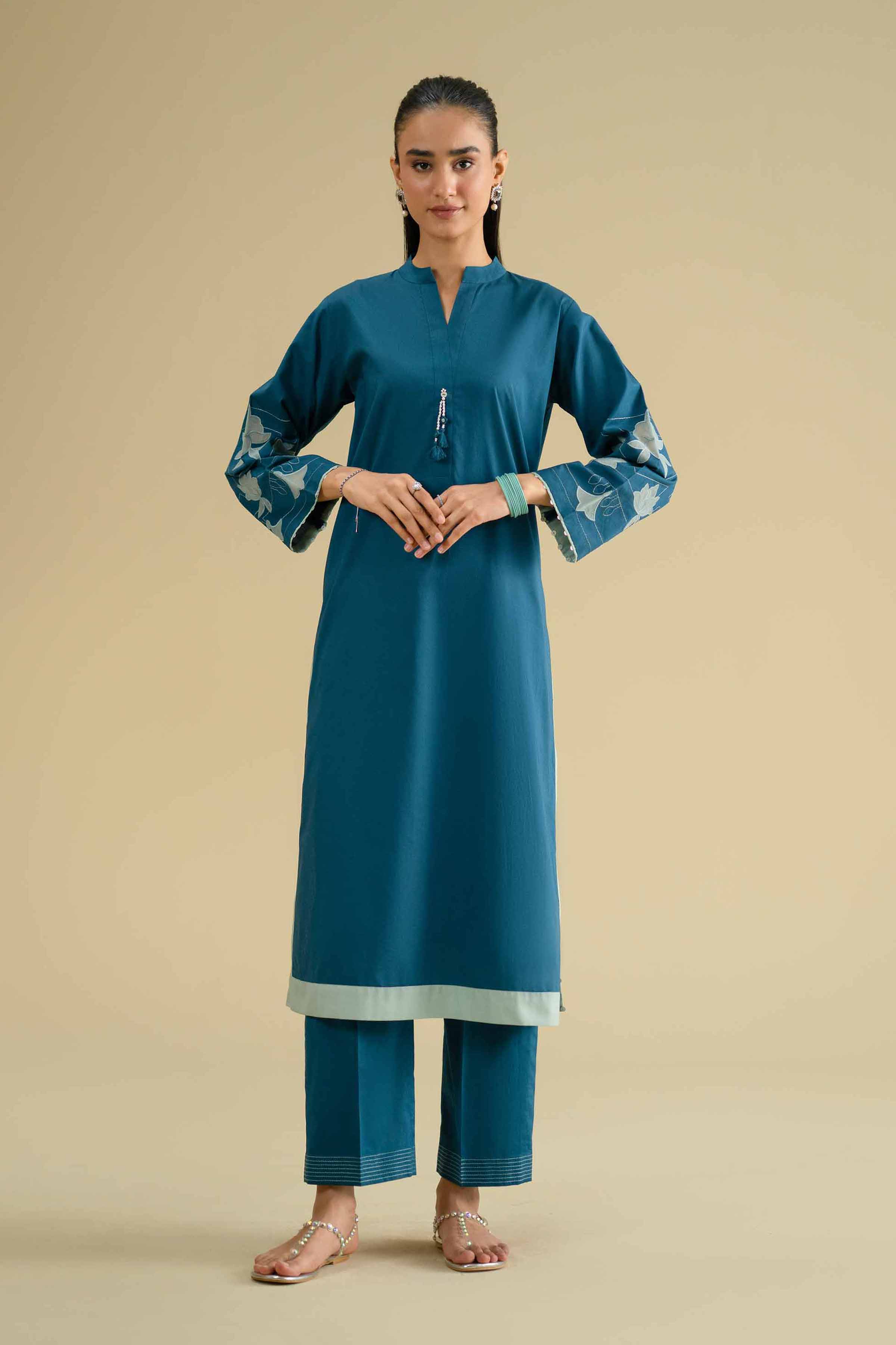 2 Piece - Embroidered Suit - KFE26-45 for Women - Pret Collection | Nishat | Shop Online