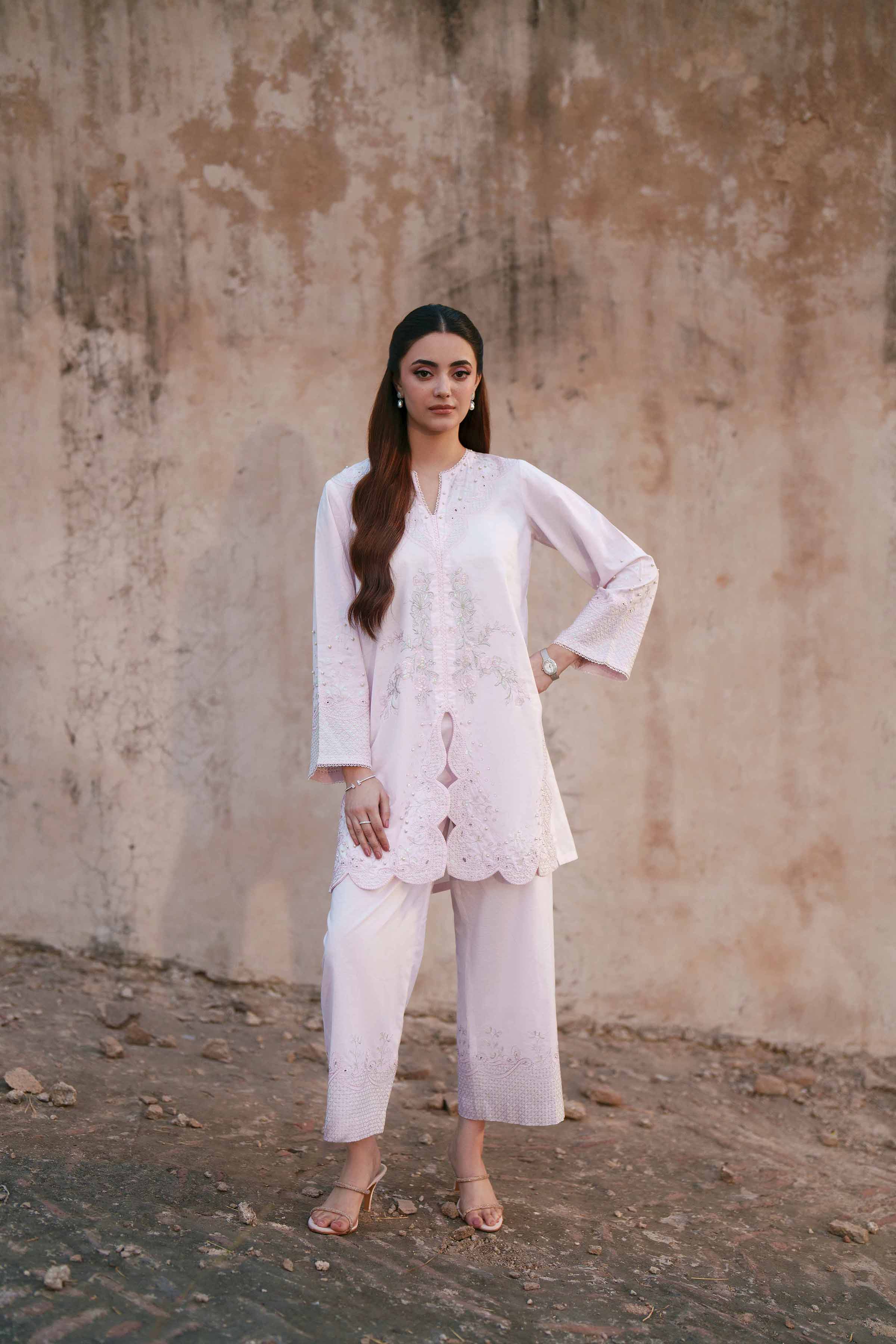 2 Piece - Embroidered Suit - KFE26-46