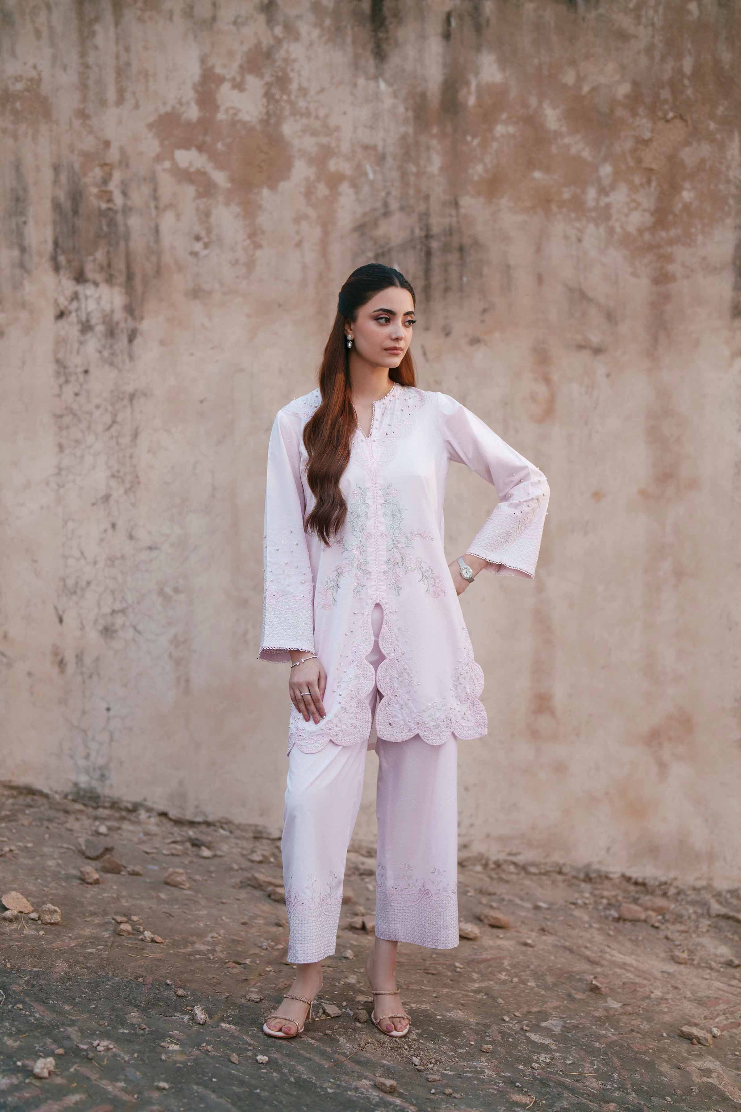 2 Piece - Embroidered Suit - KFE26-46