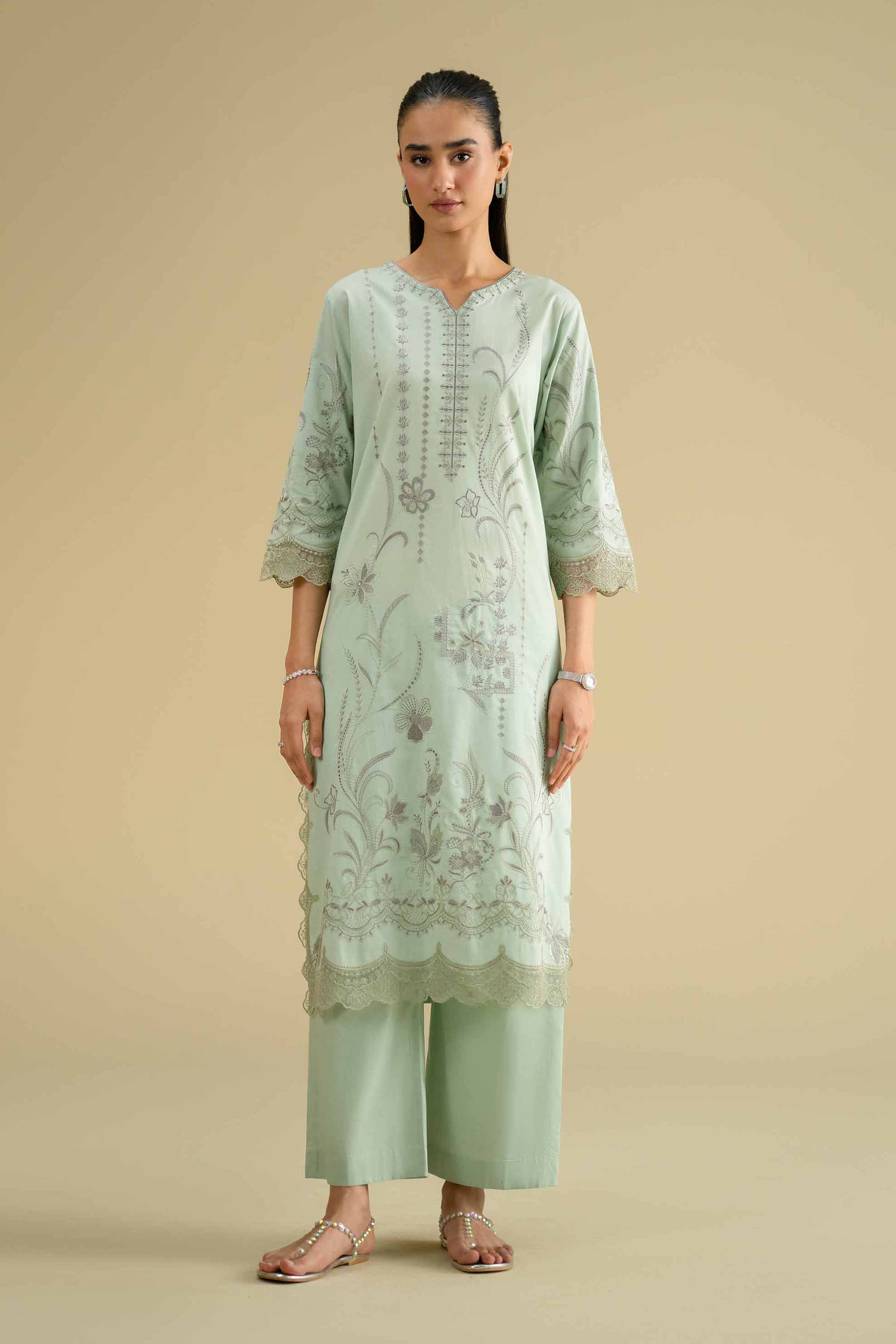 2 Piece - Embroidered Suit - KFE26-47 for Women - Pret Collection | Nishat | Shop Online
