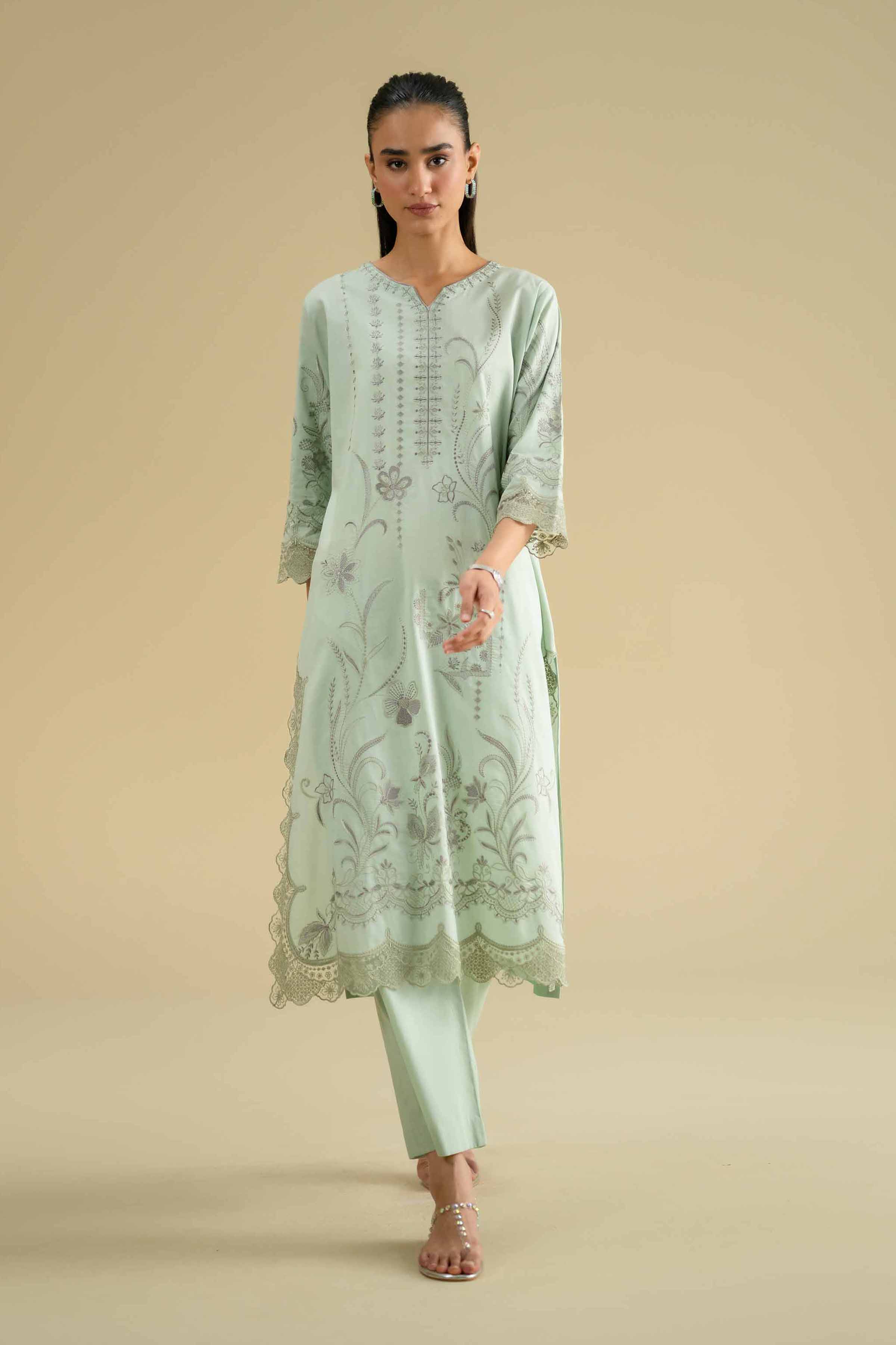 2 Piece - Embroidered Suit - KFE26-47 for Women - Pret Collection | Nishat | Shop Online