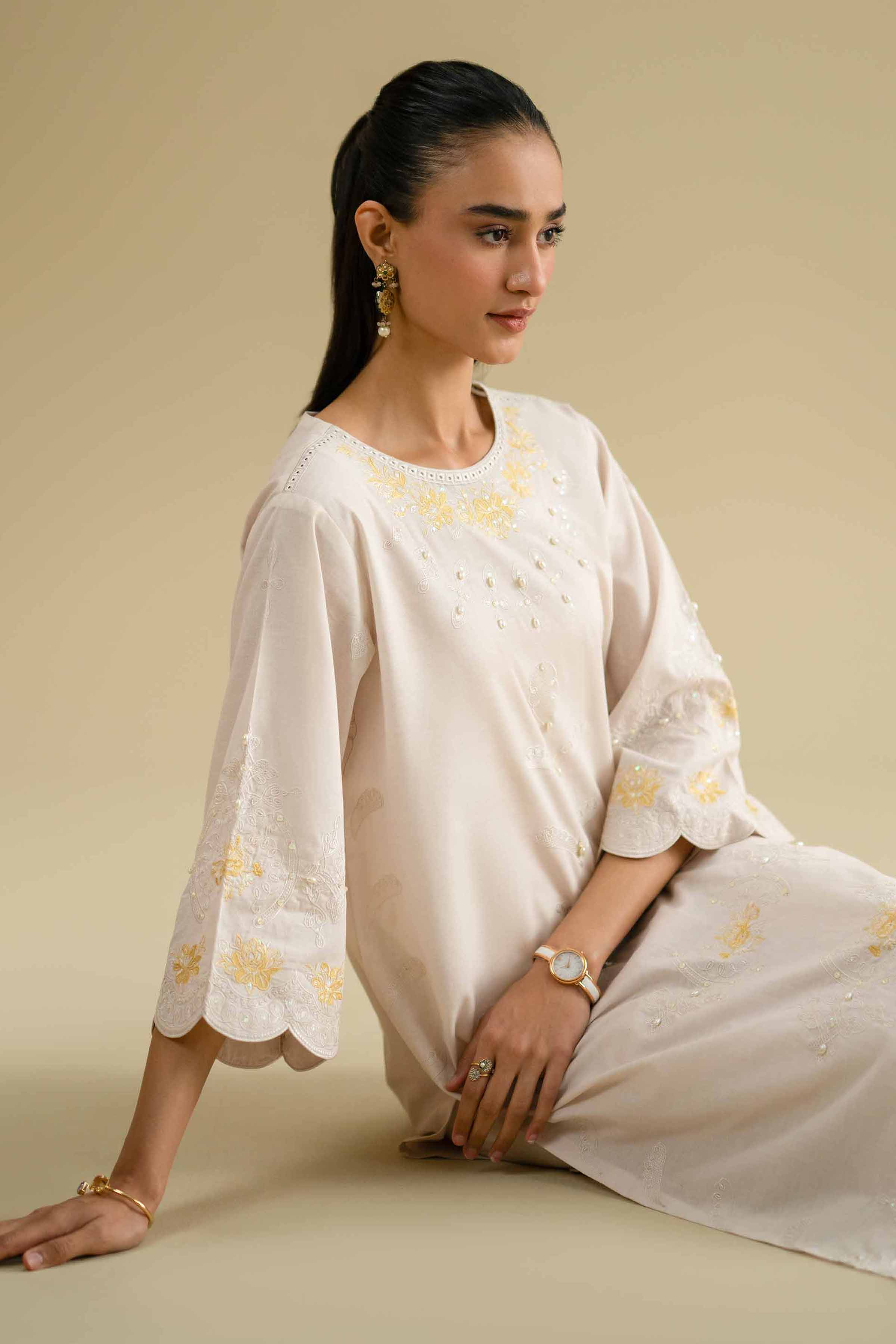 2 Piece - Embroidered Suit - KFE26-50 for Women - Pret Collection | Nishat | Shop Online