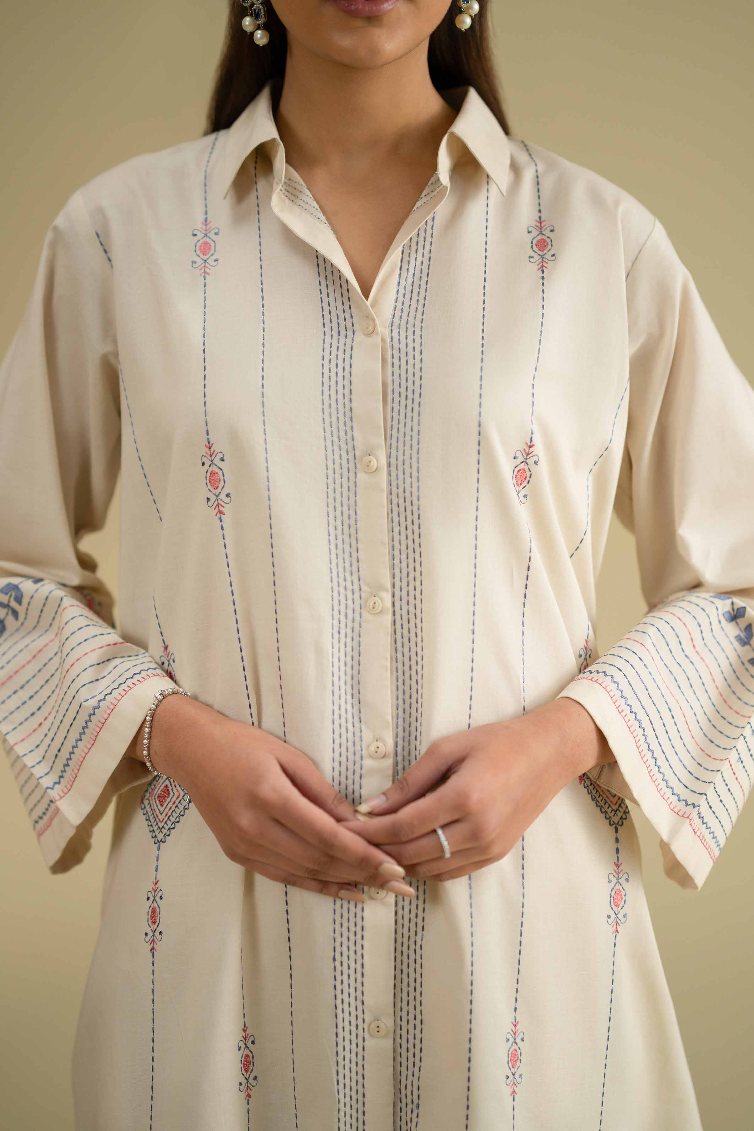 2 Piece - Embroidered Suit - KFE26-51 for Women - Pret Collection | Nishat | Shop Online