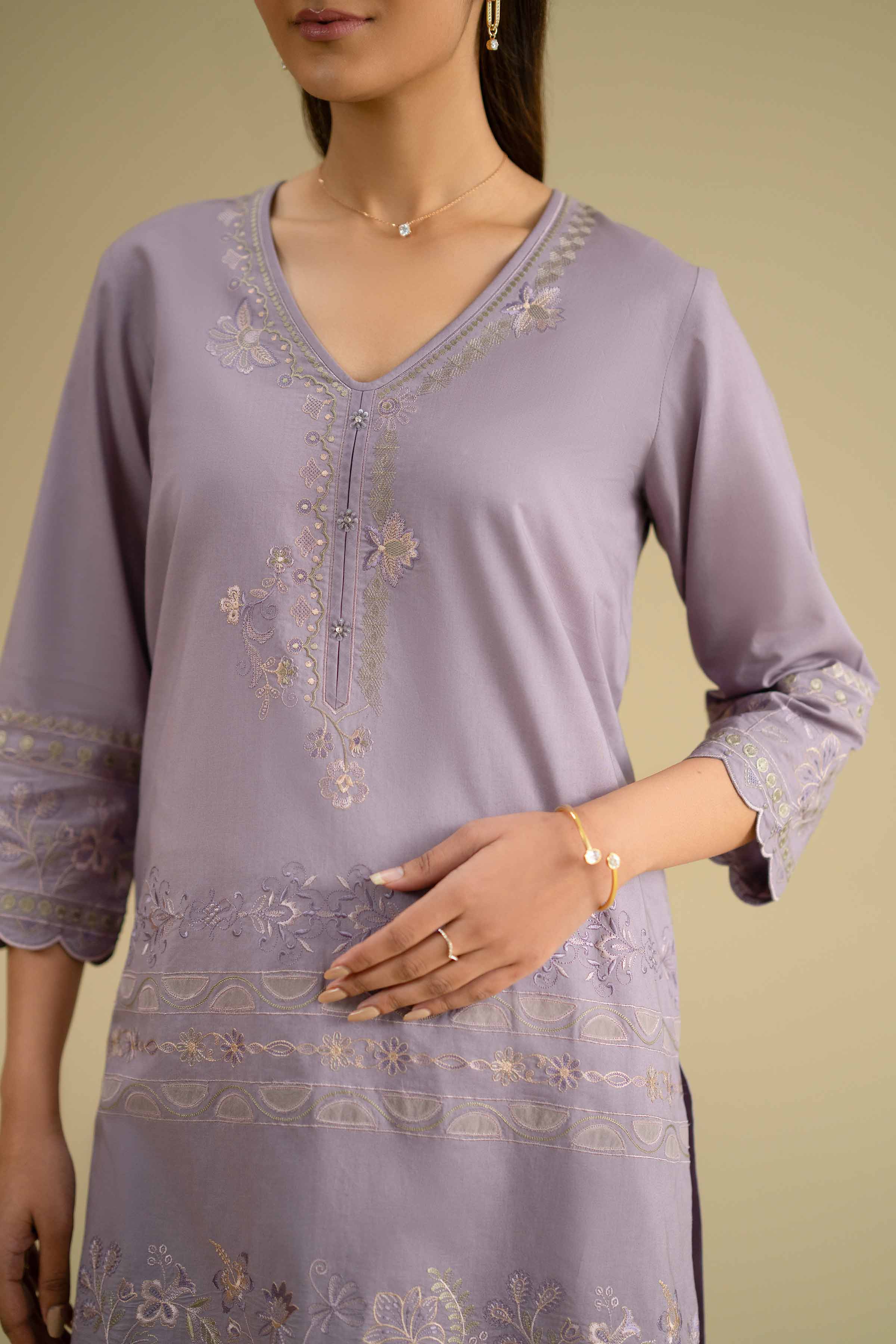 2 Piece - Embroidered Suit - KFE26-52 for Women - Pret Collection | Nishat | Shop Online