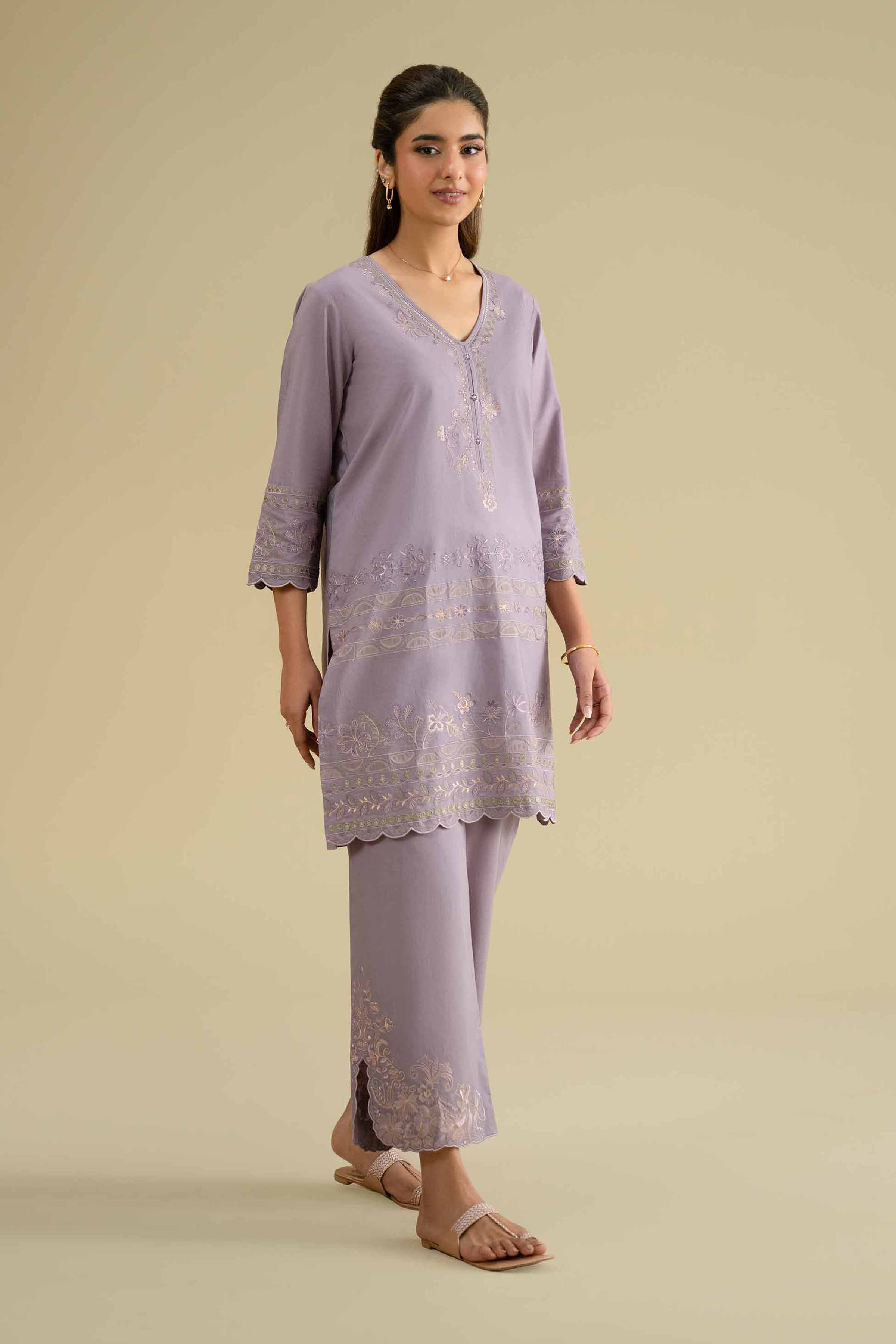 2 Piece - Embroidered Suit - KFE26-52 for Women - Pret Collection | Nishat | Shop Online