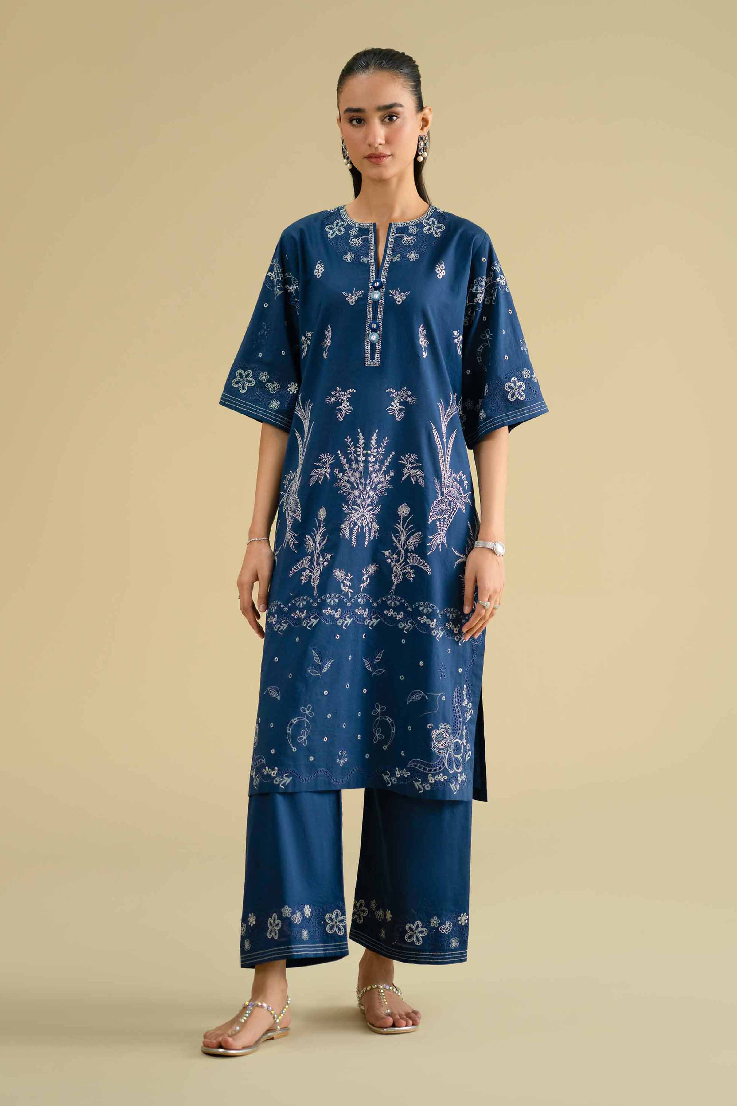 2 Piece - Embroidered Suit - KFE26-54 for Women - Pret Collection | Nishat | Shop Online