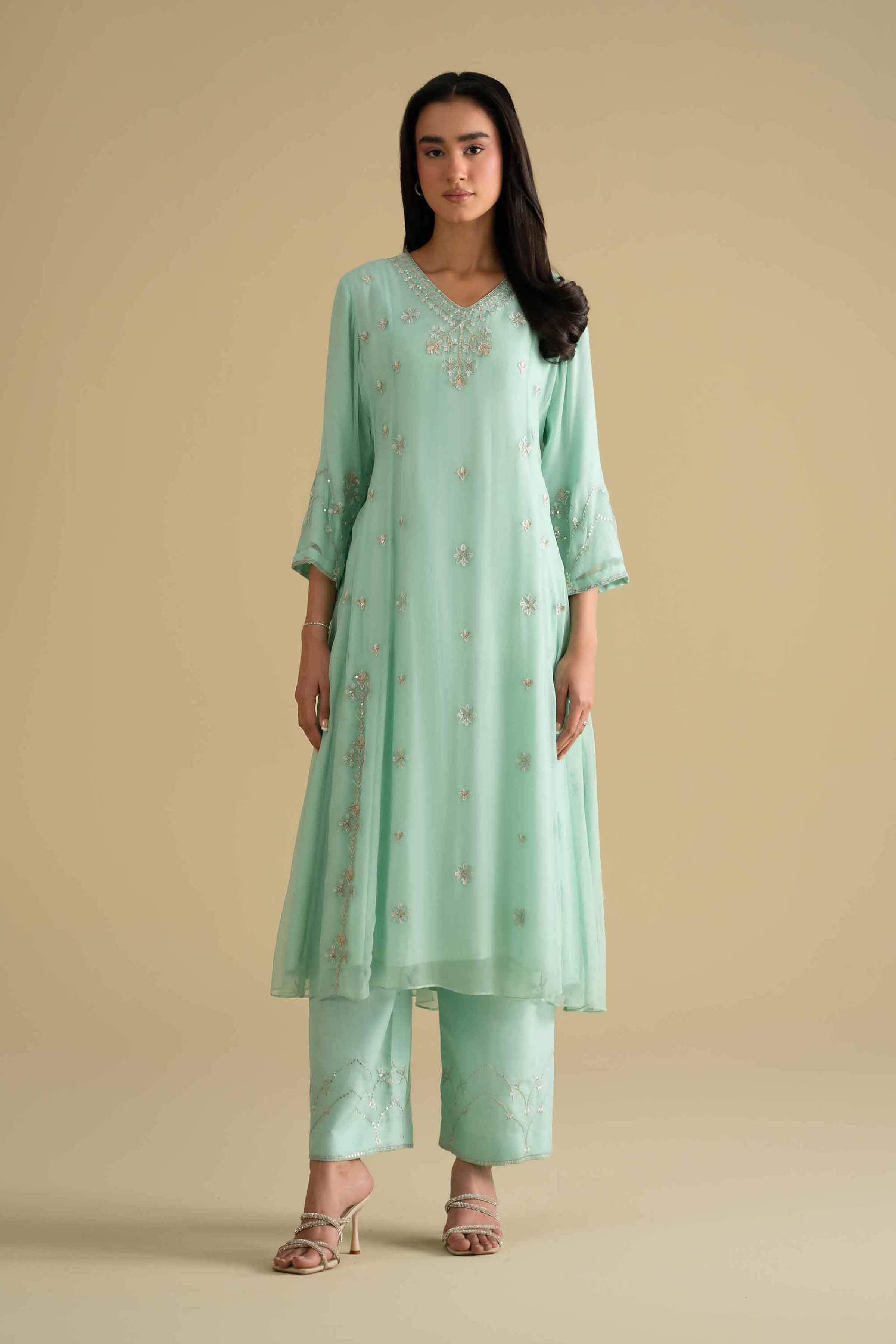 2 Piece - Embroidered Suit - KFE26-61 for Women - Pret Collection | Nishat | Shop Online