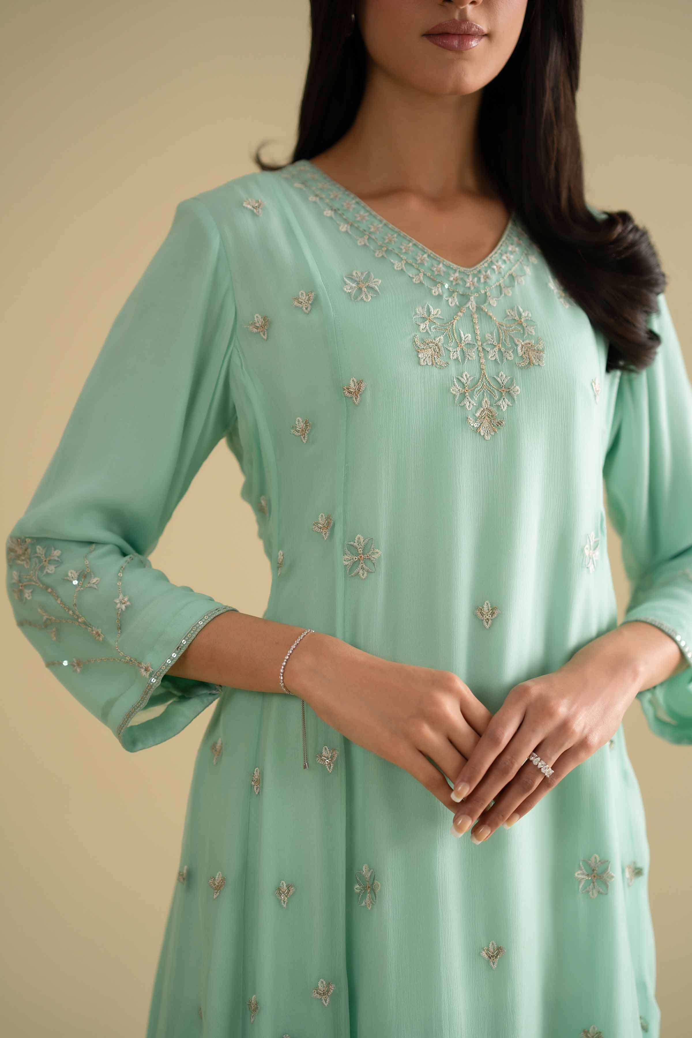 2 Piece - Embroidered Suit - KFE26-61 for Women - Pret Collection | Nishat | Shop Online