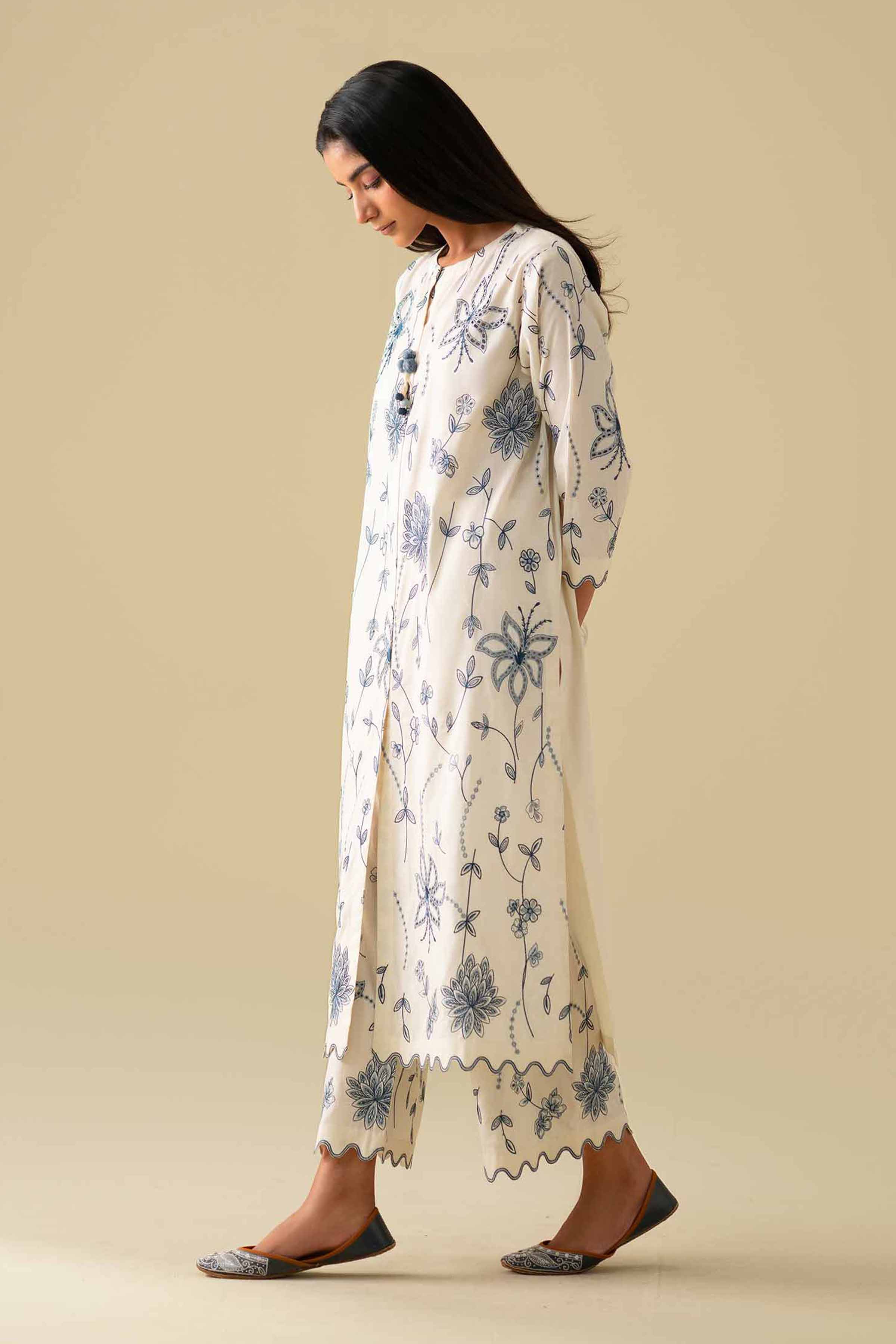 2 Piece - Embroidered Suit - KFE26-66 for Women - Pret Collection | Nishat | Shop Online