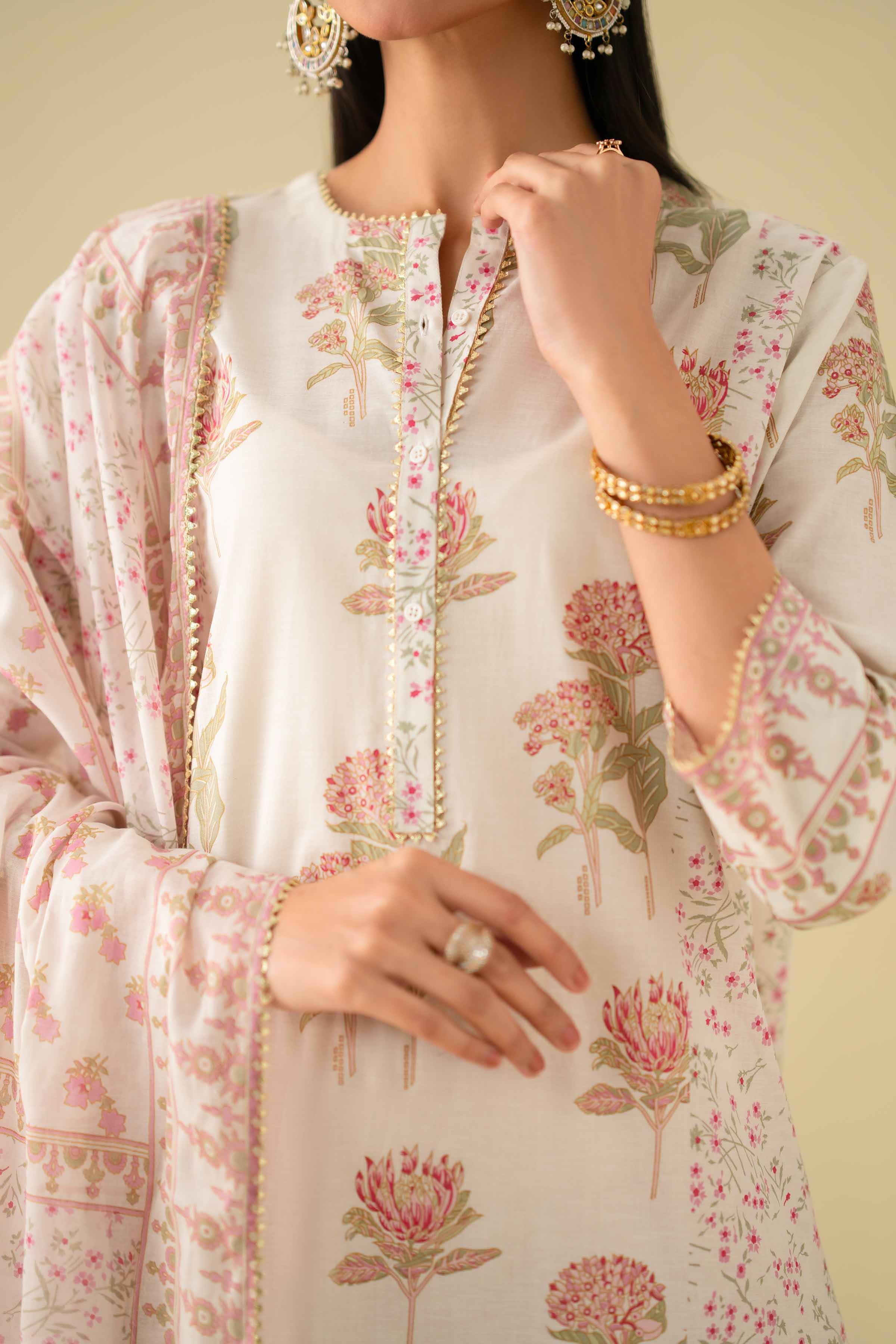 3 Piece - Printed Suit - KFE26-78 for Women - Pret Collection | Nishat | Shop Online