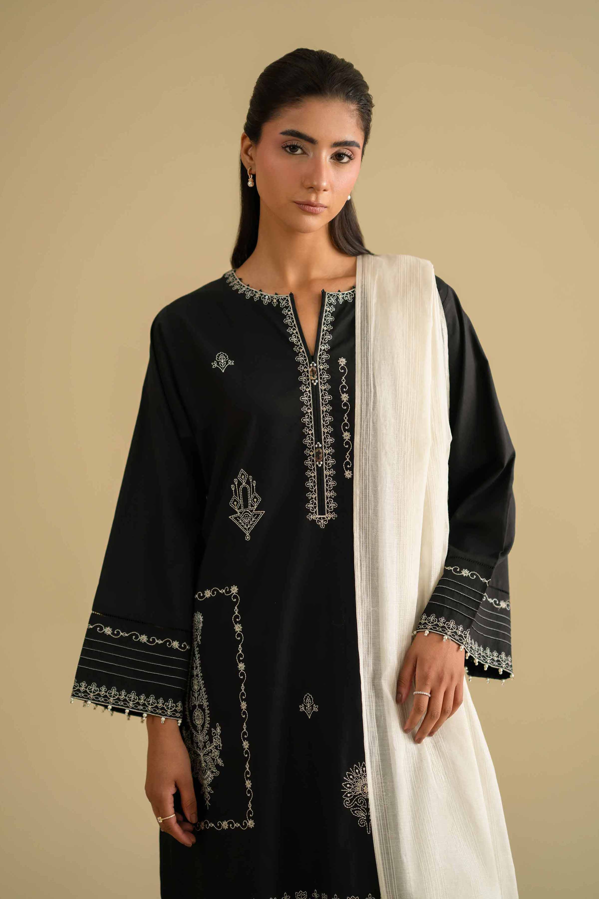 3 Piece - Embroidered Suit - KFE26-84 for Women - Pret Collection | Nishat | Shop Online