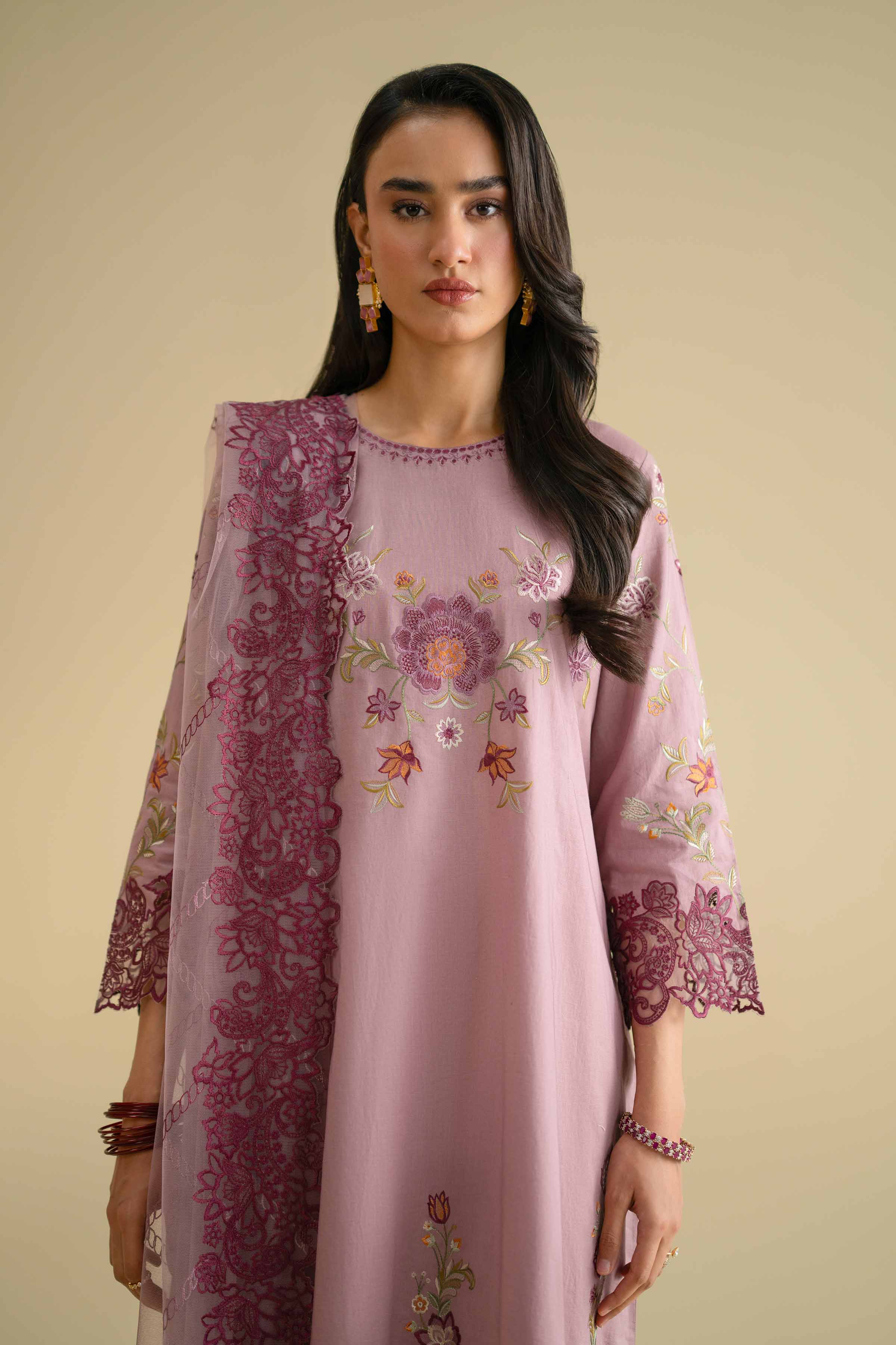 3 Piece - Embroidered Suit - KFE26-86 for Women - Pret Collection | Nishat | Shop Online