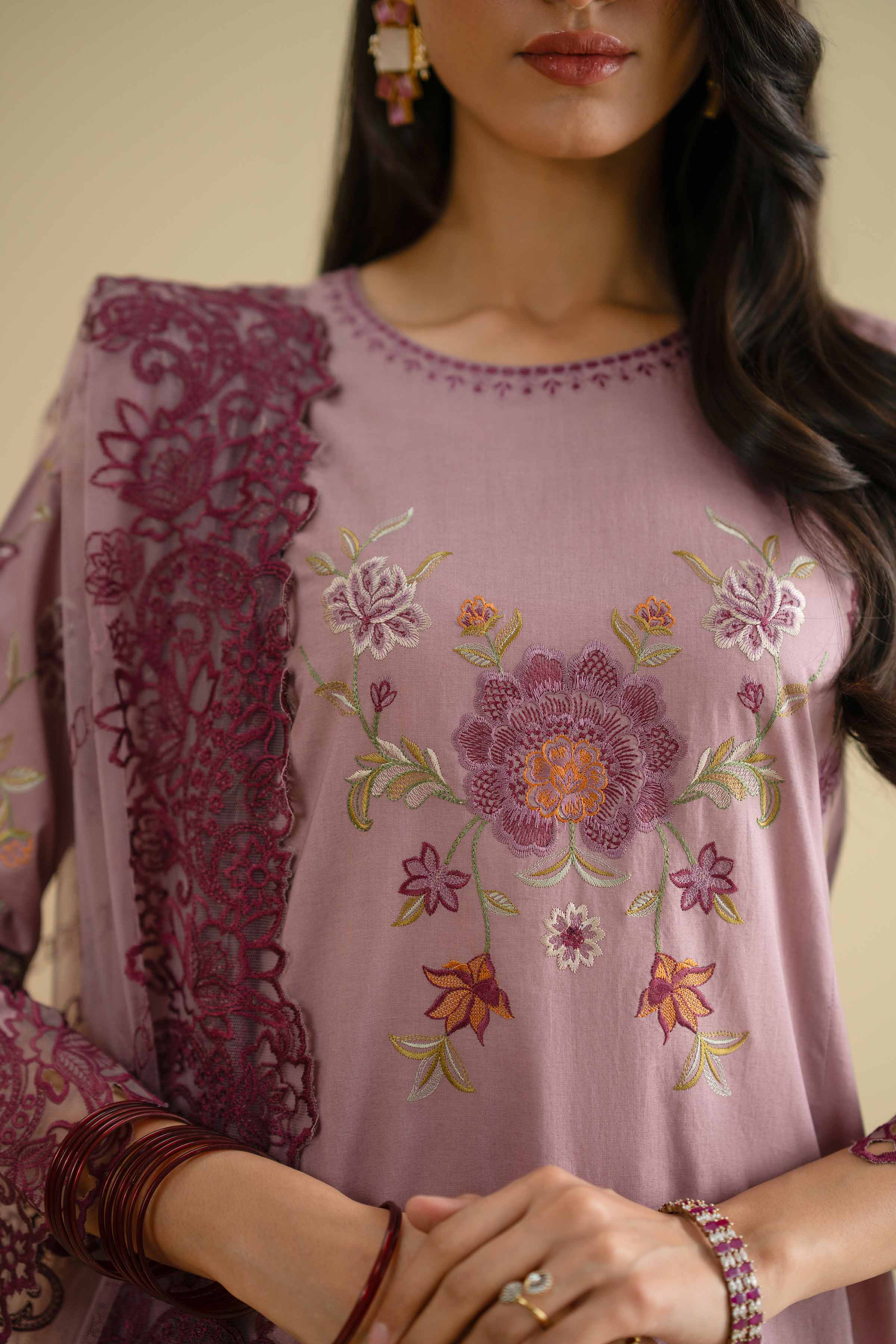 3 Piece - Embroidered Suit - KFE26-86 for Women - Pret Collection | Nishat | Shop Online