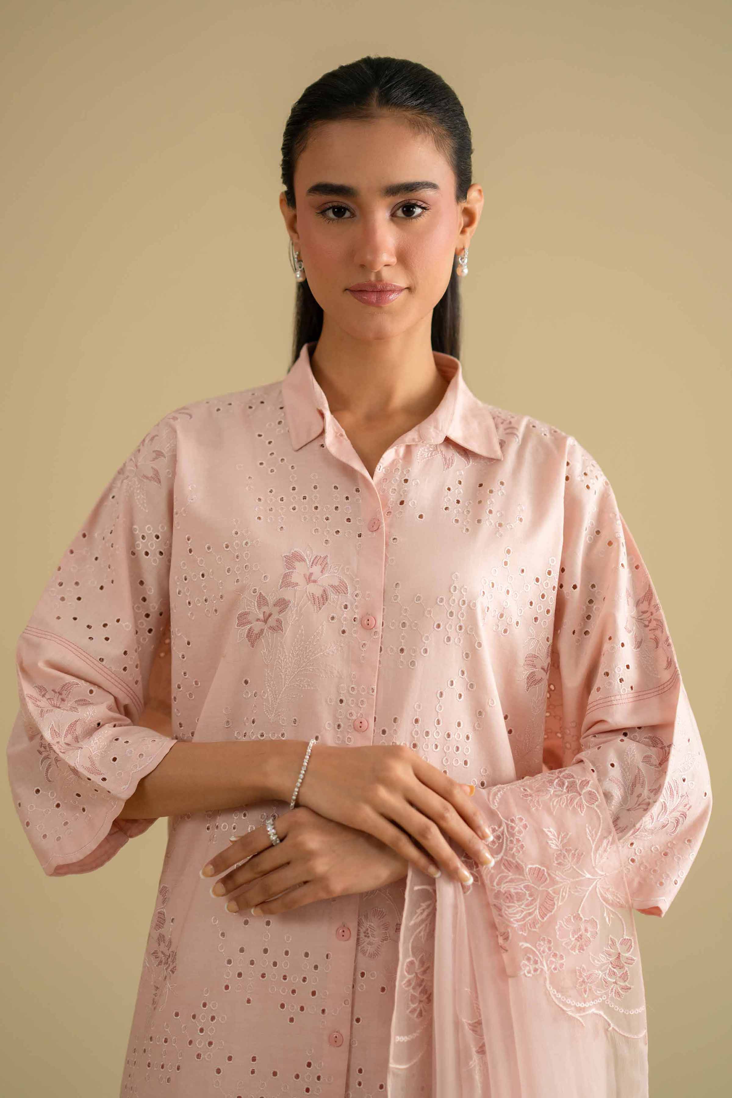 3 Piece - Embroidered Suit - KFE26-89 for Women - Pret Collection | Nishat | Shop Online