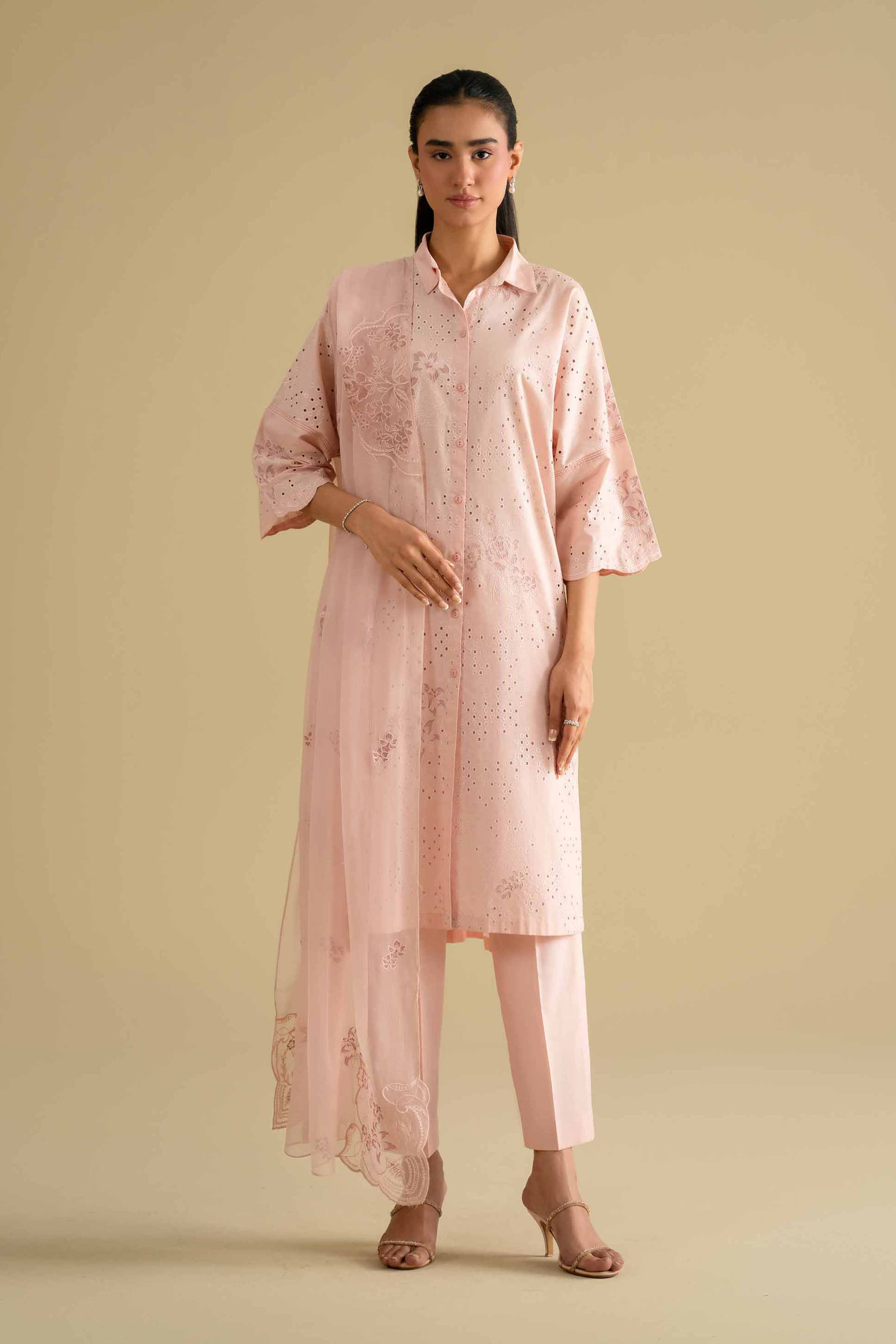 3 Piece - Embroidered Suit - KFE26-89 for Women - Pret Collection | Nishat | Shop Online