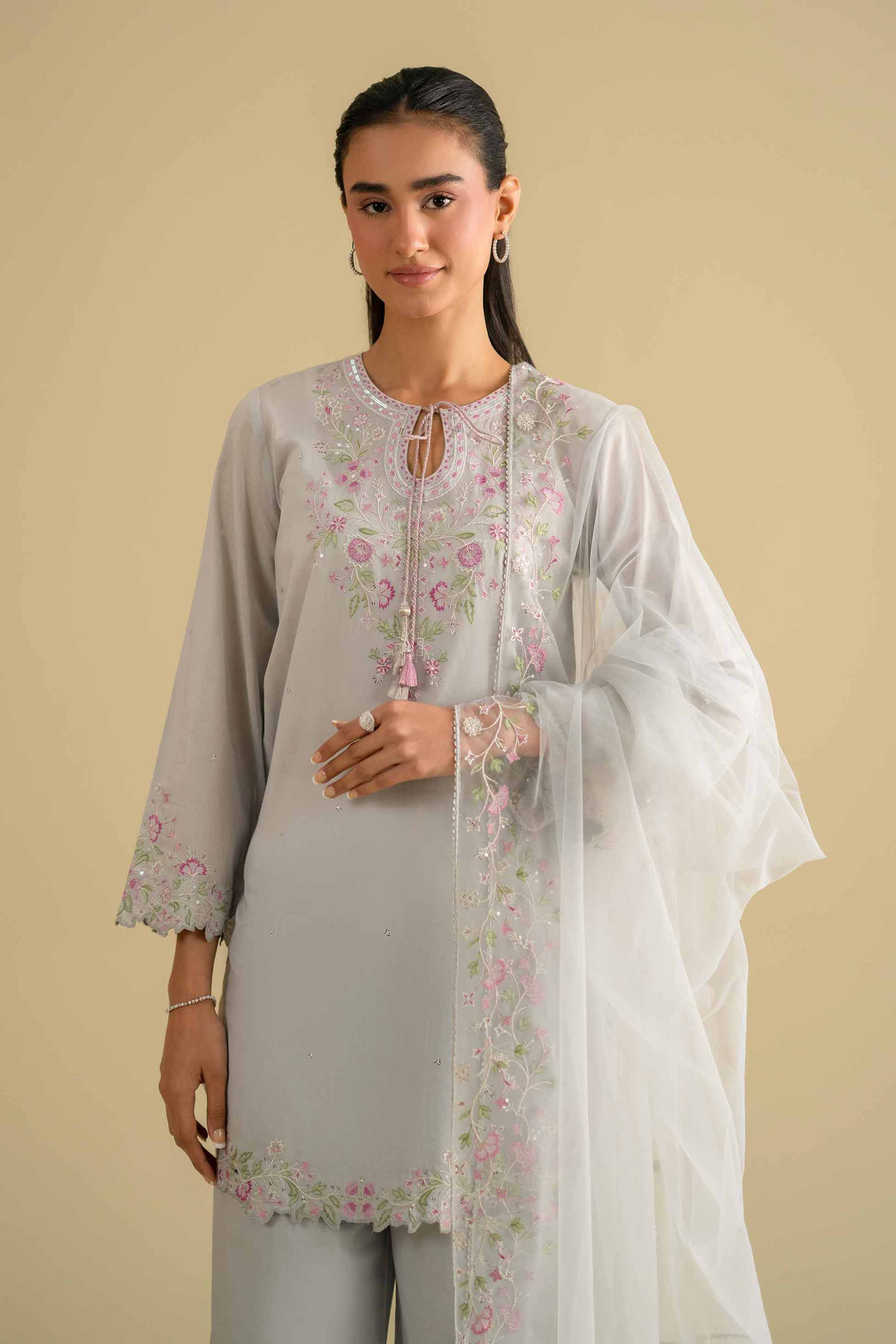 3 Piece - Embroidered Suit - KFE26-95 for Women - Pret Collection | Nishat | Shop Online