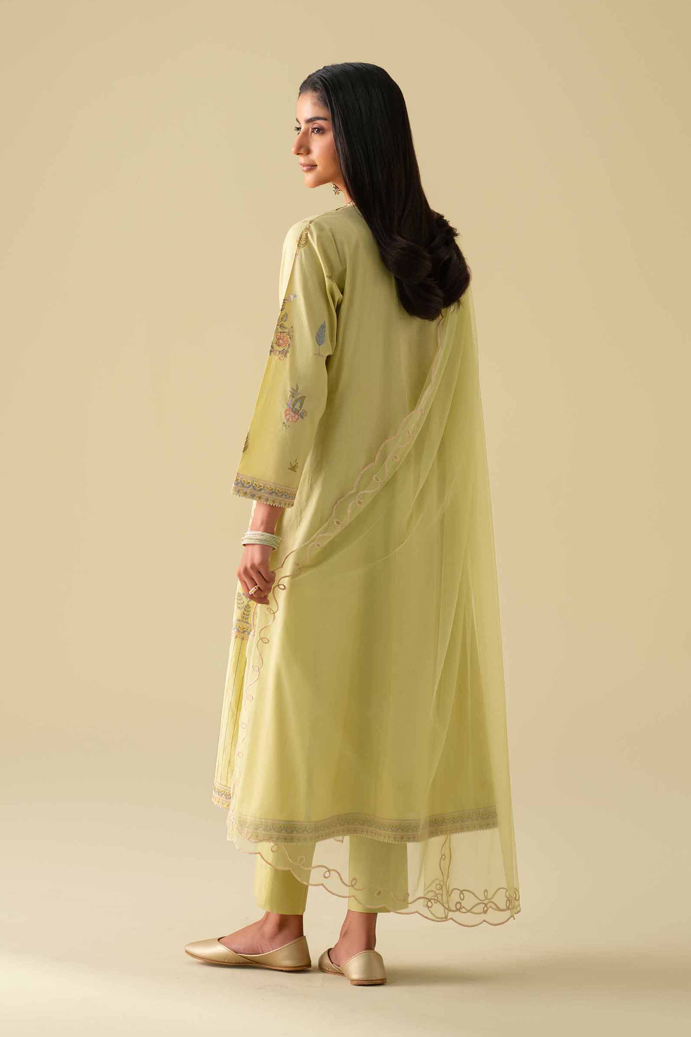 3 Piece - Embroidered Suit - KFE26-98