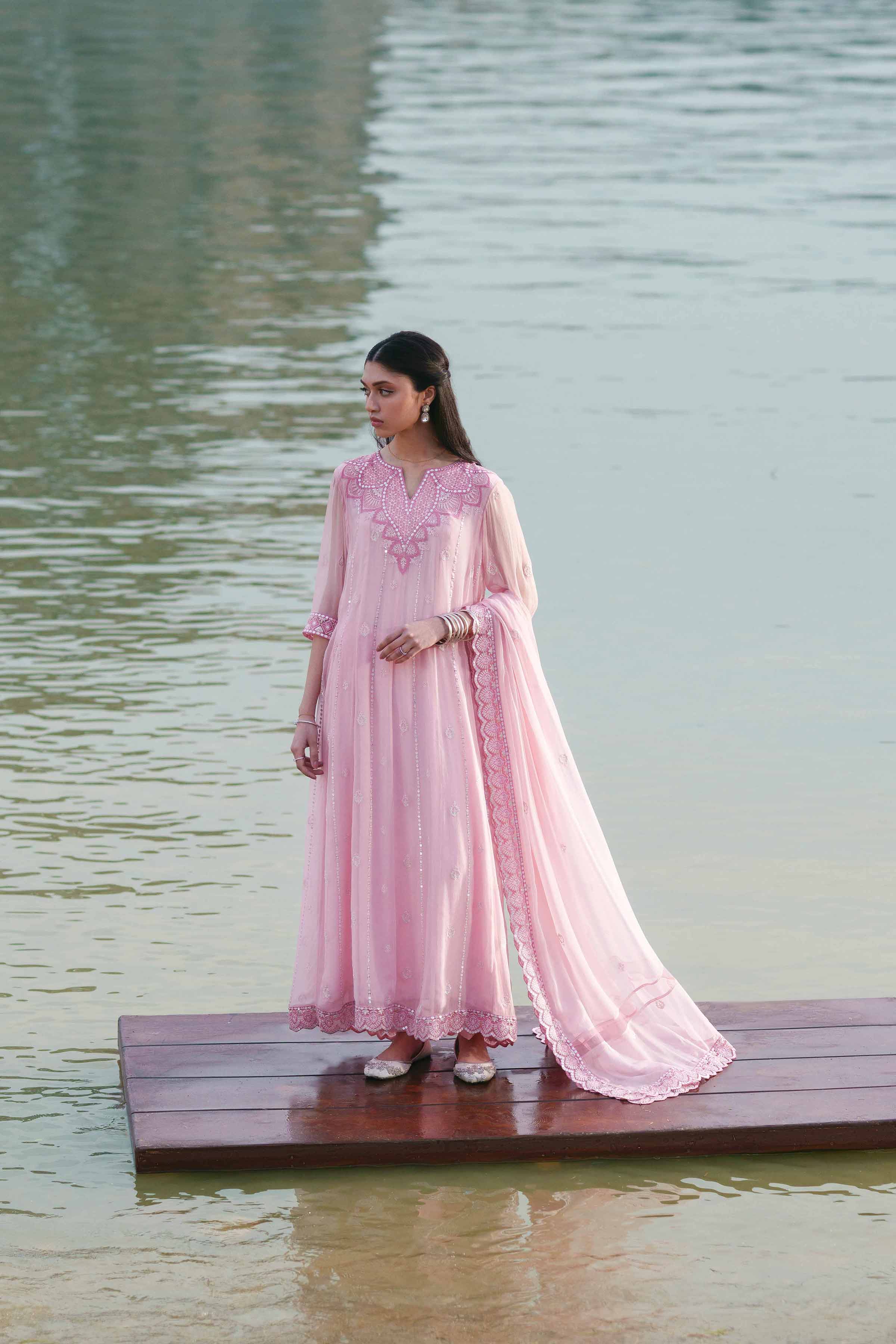 3 Piece - Embroidered Suit - KFE26-99 for Women - Pret Collection | Nishat | Shop Online