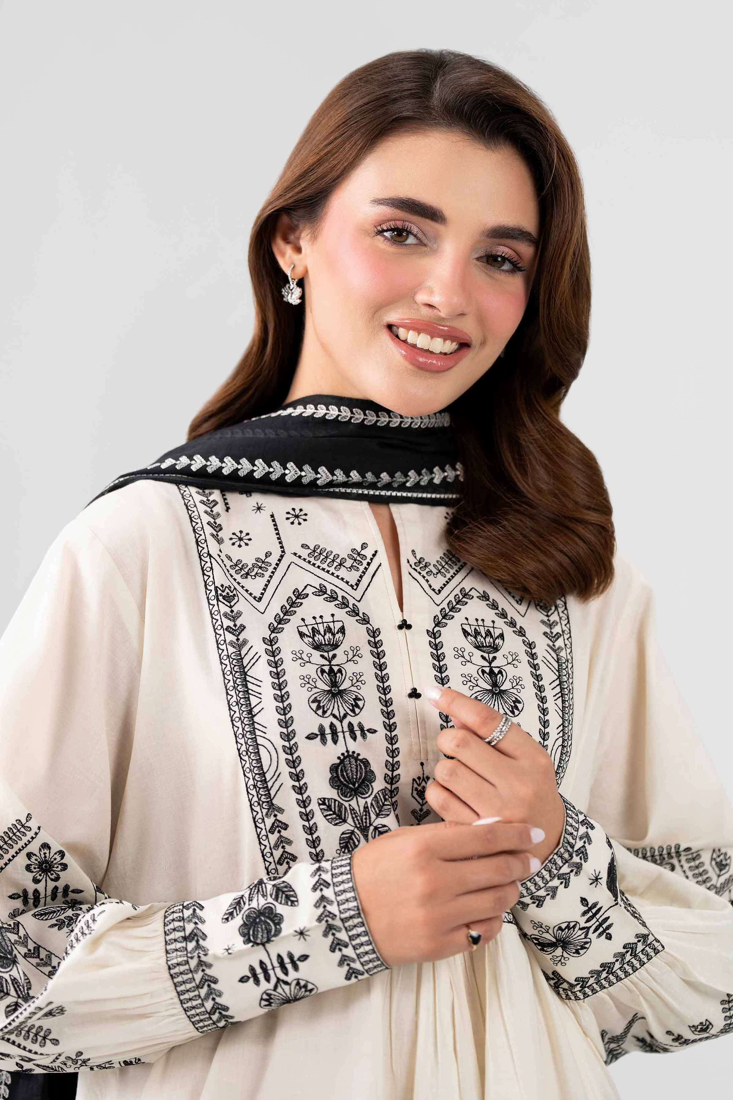 2 Piece - Embroidered Suit - KFS26-07