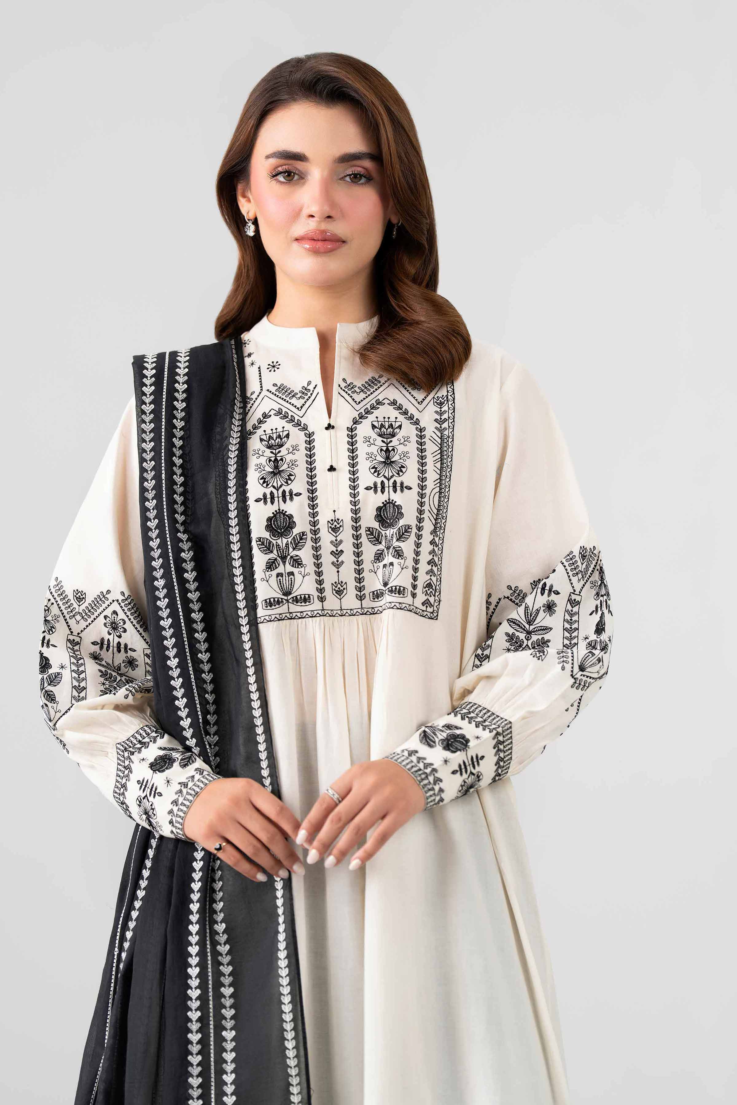 2 Piece - Embroidered Suit - KFS26-07