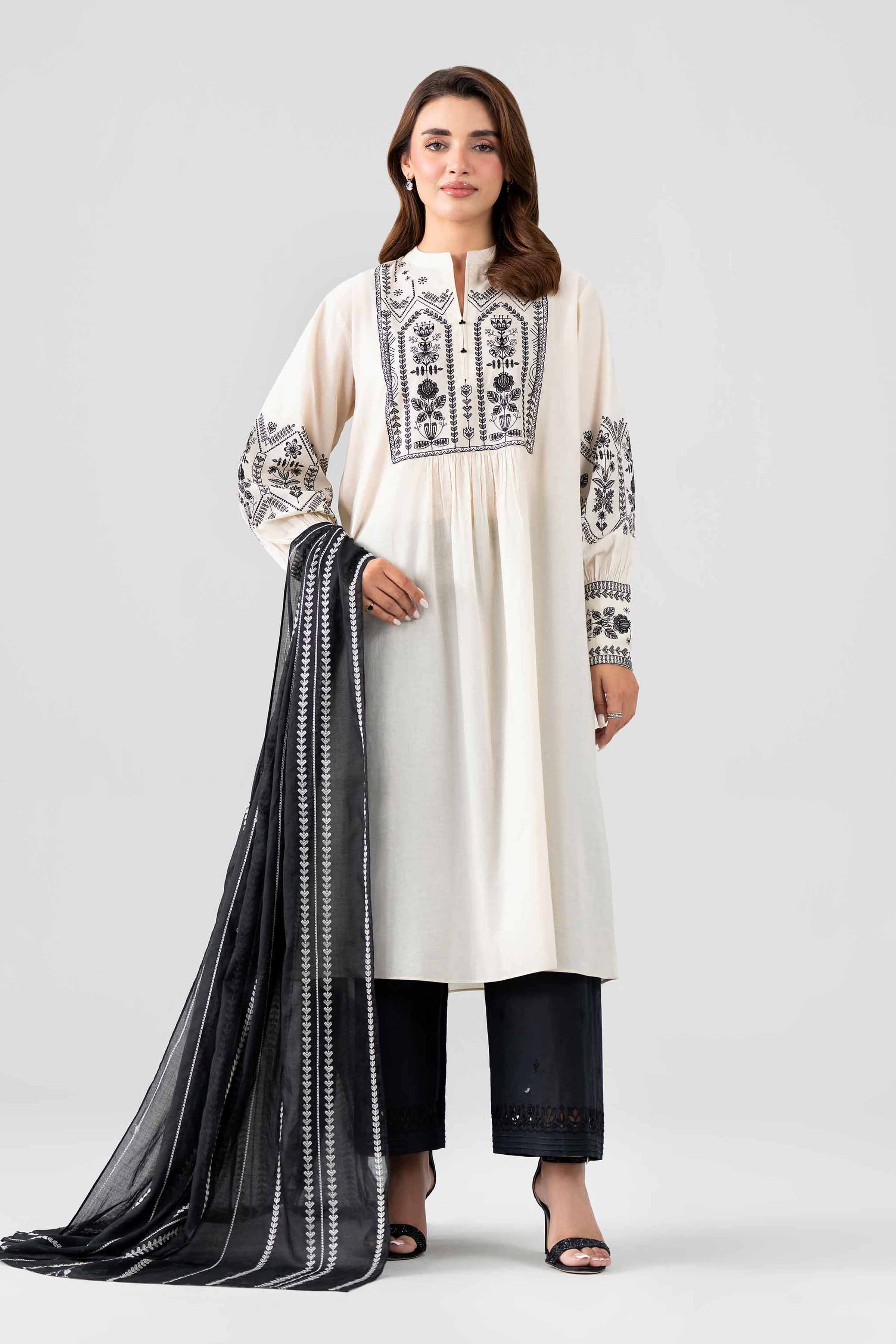 2 Piece - Embroidered Suit - KFS26-07