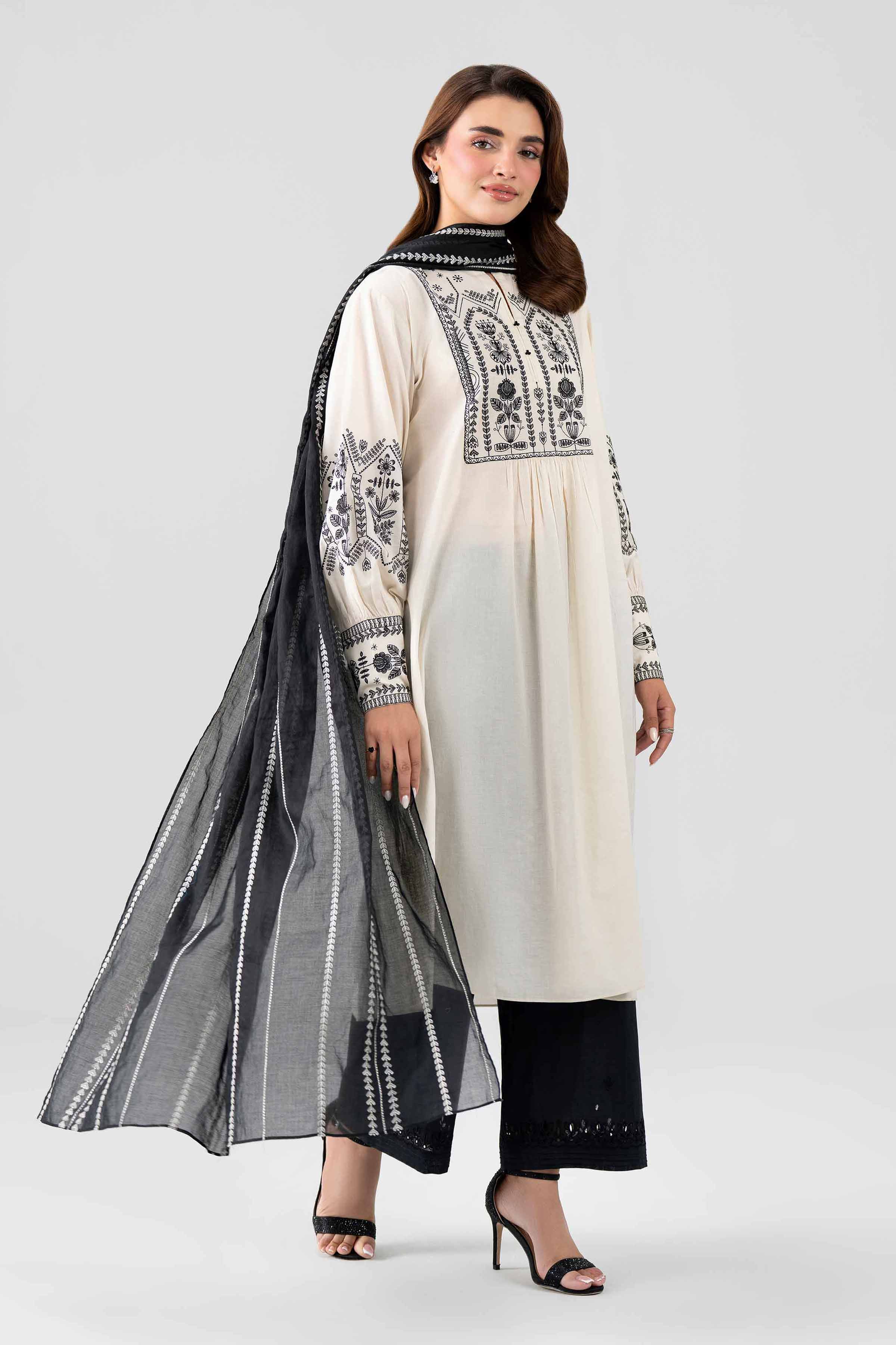 2 Piece - Embroidered Suit - KFS26-07