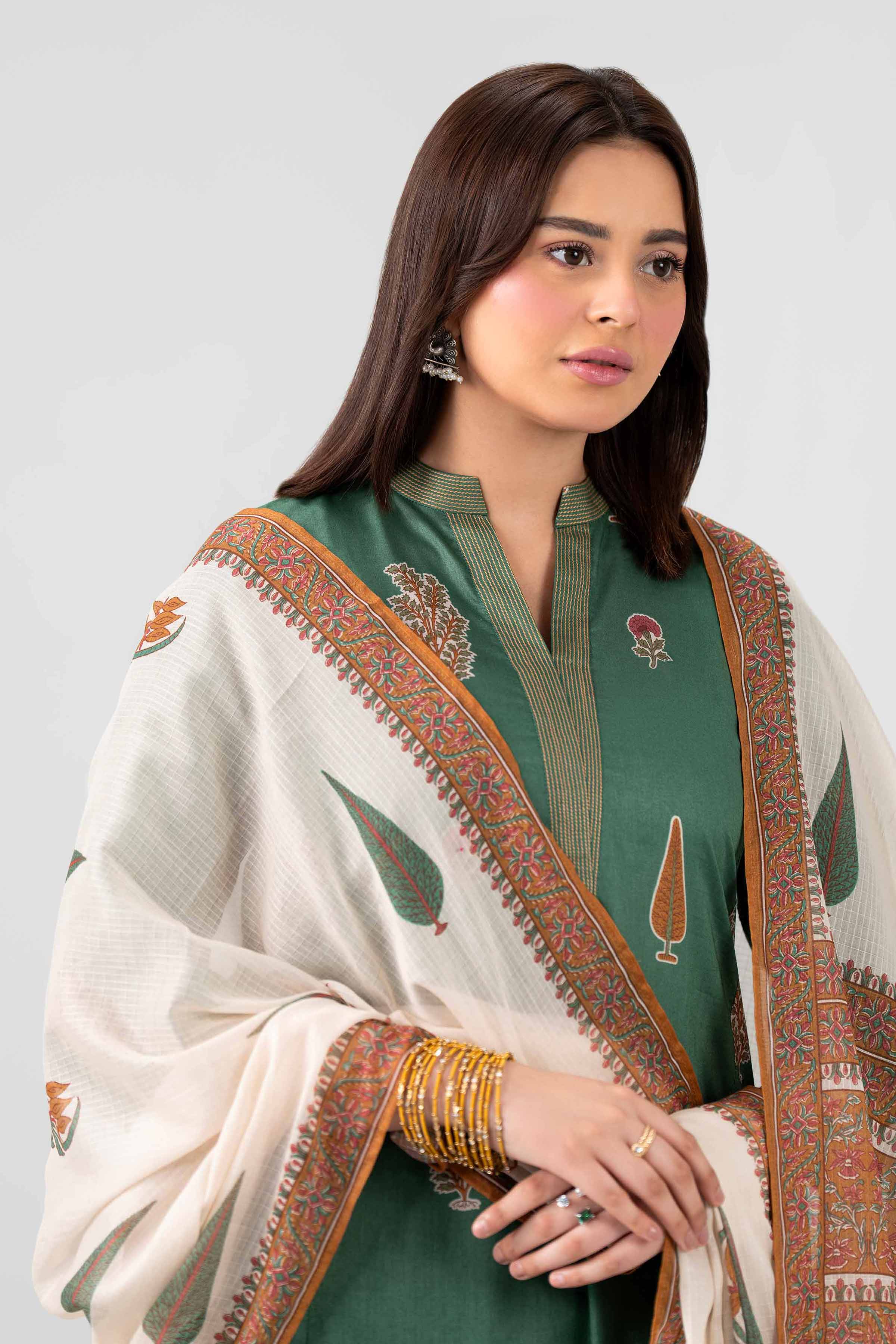 3 Piece - Embroidered Suit - KFS26-102