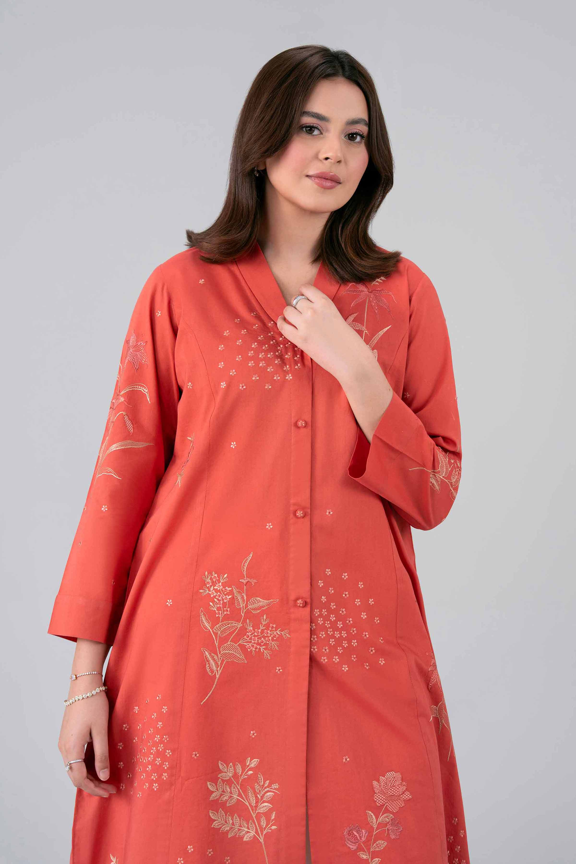 2 Piece - Embroidered Suit - KFS26-12