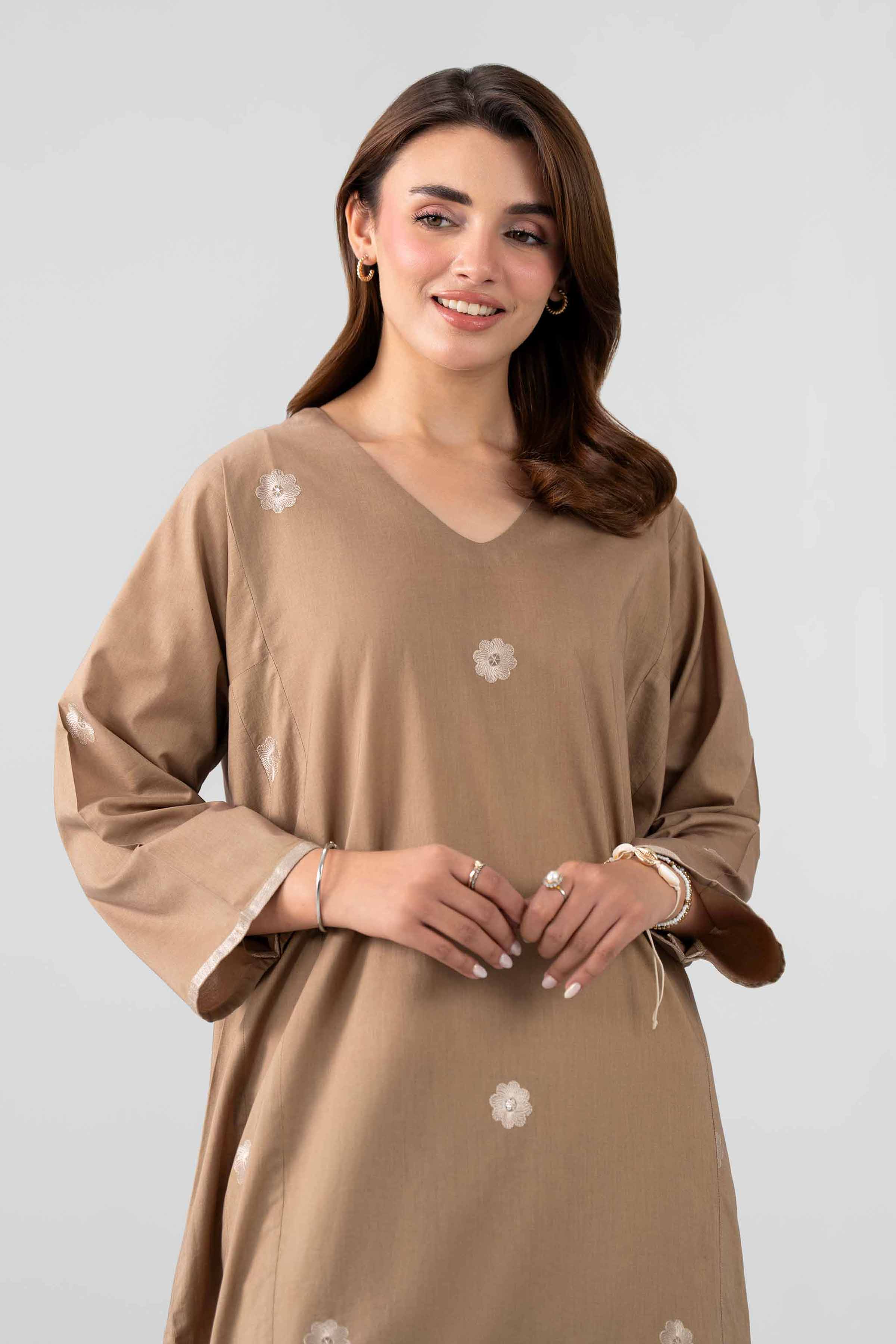 2 Piece - Embroidered Suit - KFS26-13