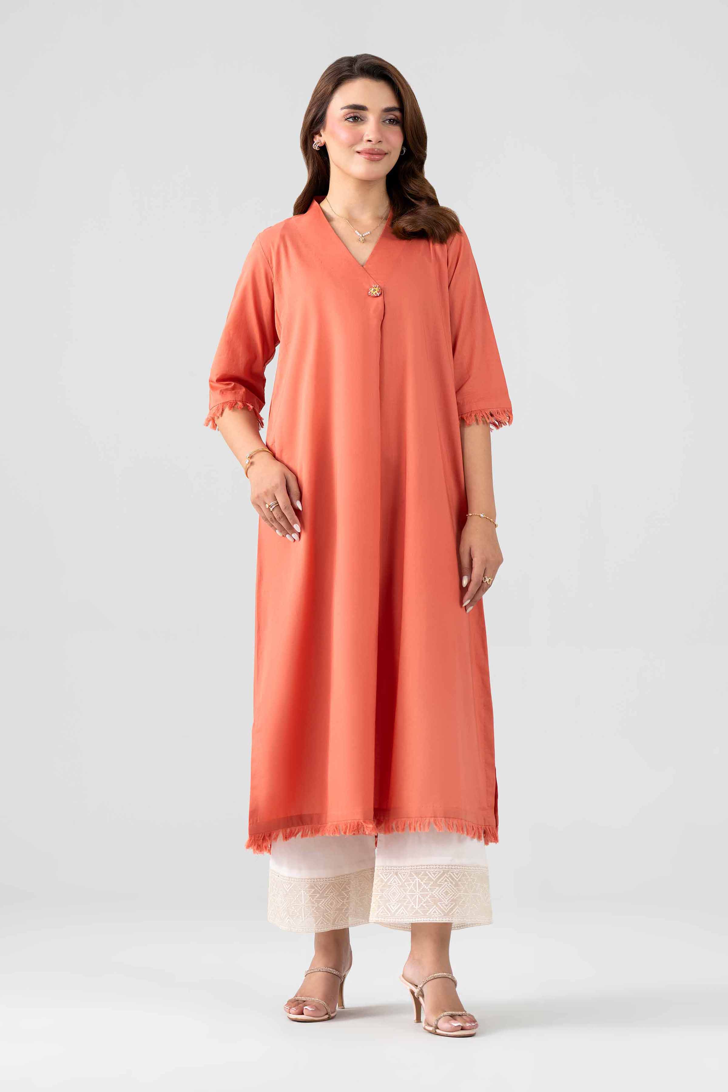 2 Piece - Embroidered Suit - KFS26-17