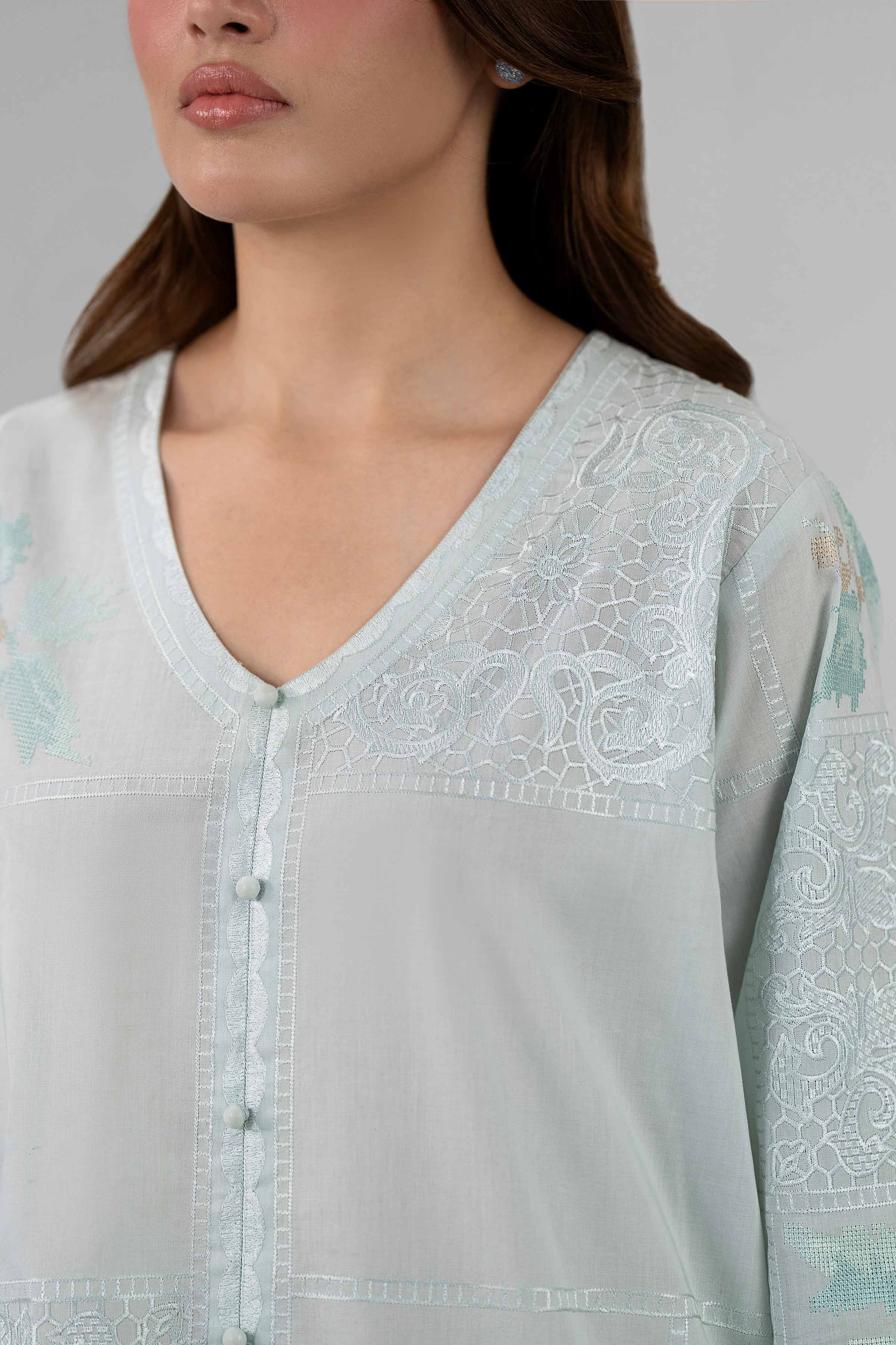 2 Piece - Embroidered Suit - KFS26-21
