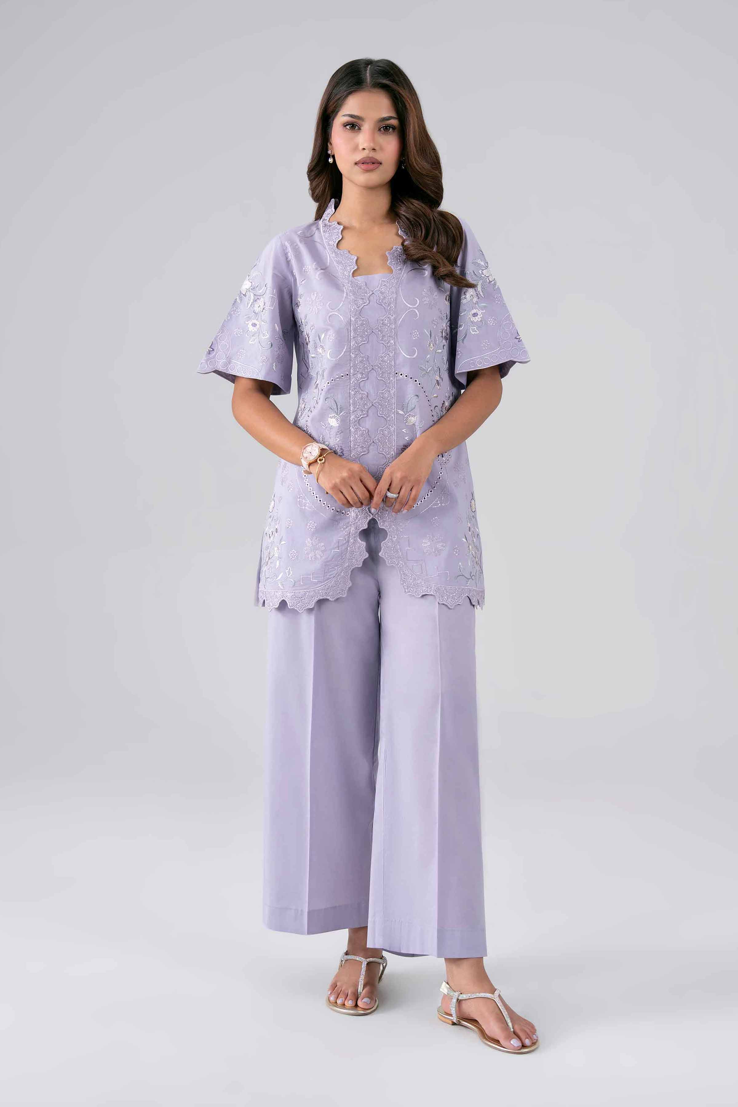 2 Piece - Embroidered Suit - KFS26-22