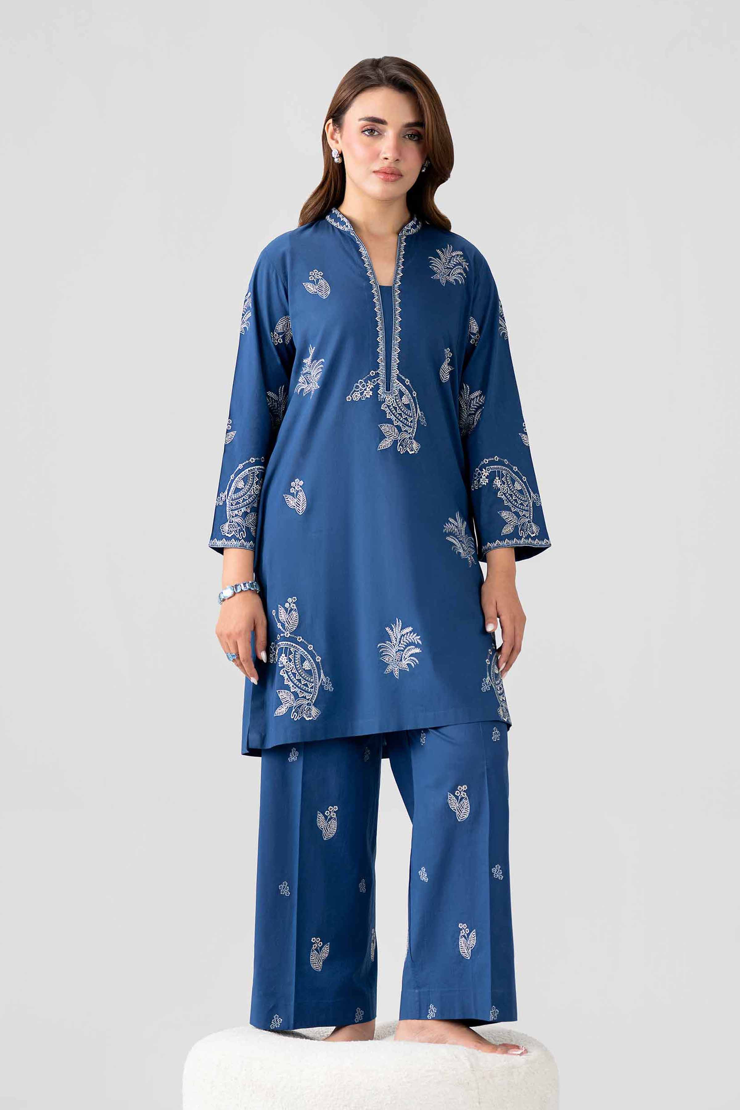 2 Piece - Embroidered Suit - KFS26-25