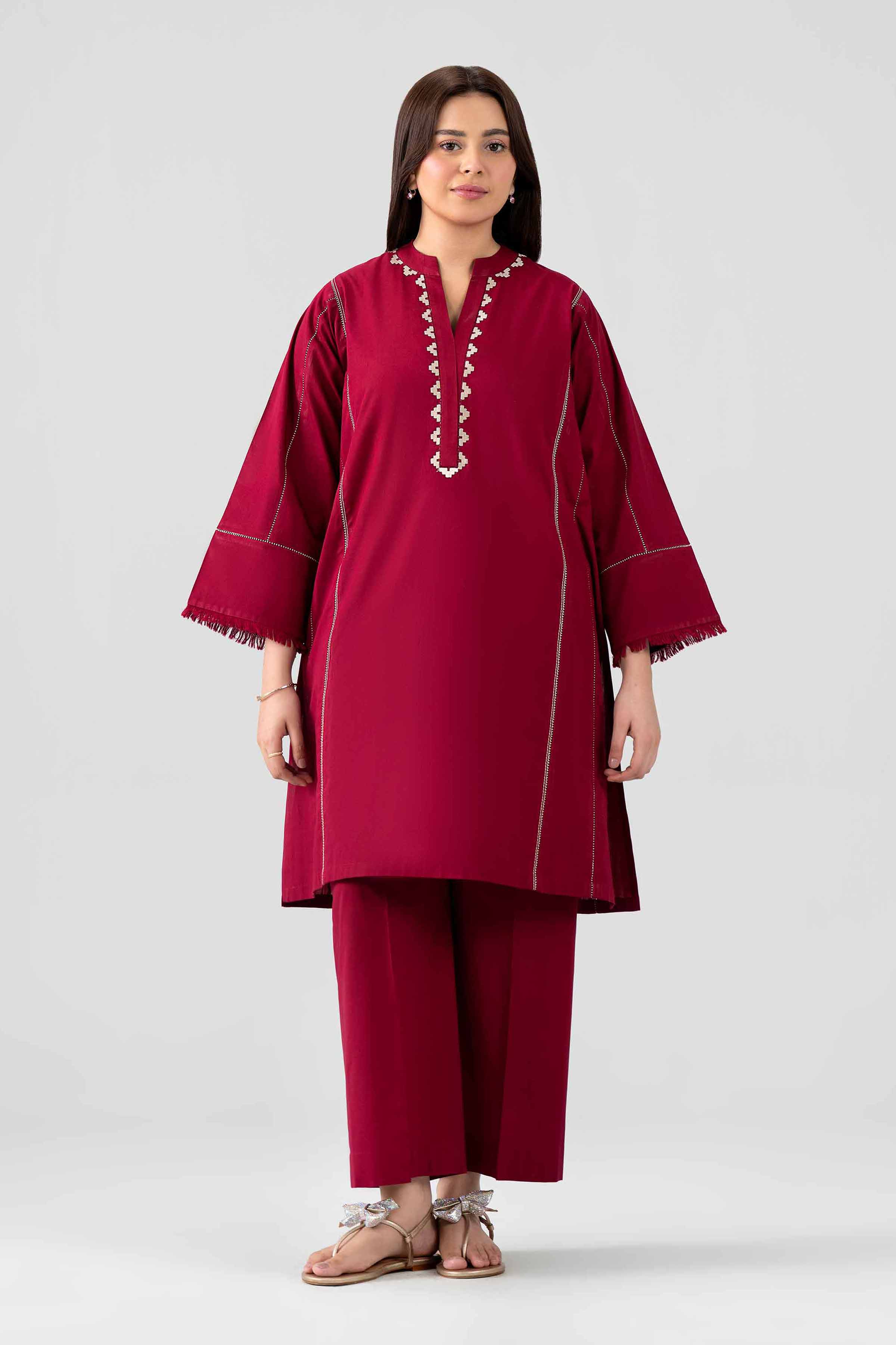 2 Piece - Embroidered Suit - KFS26-26