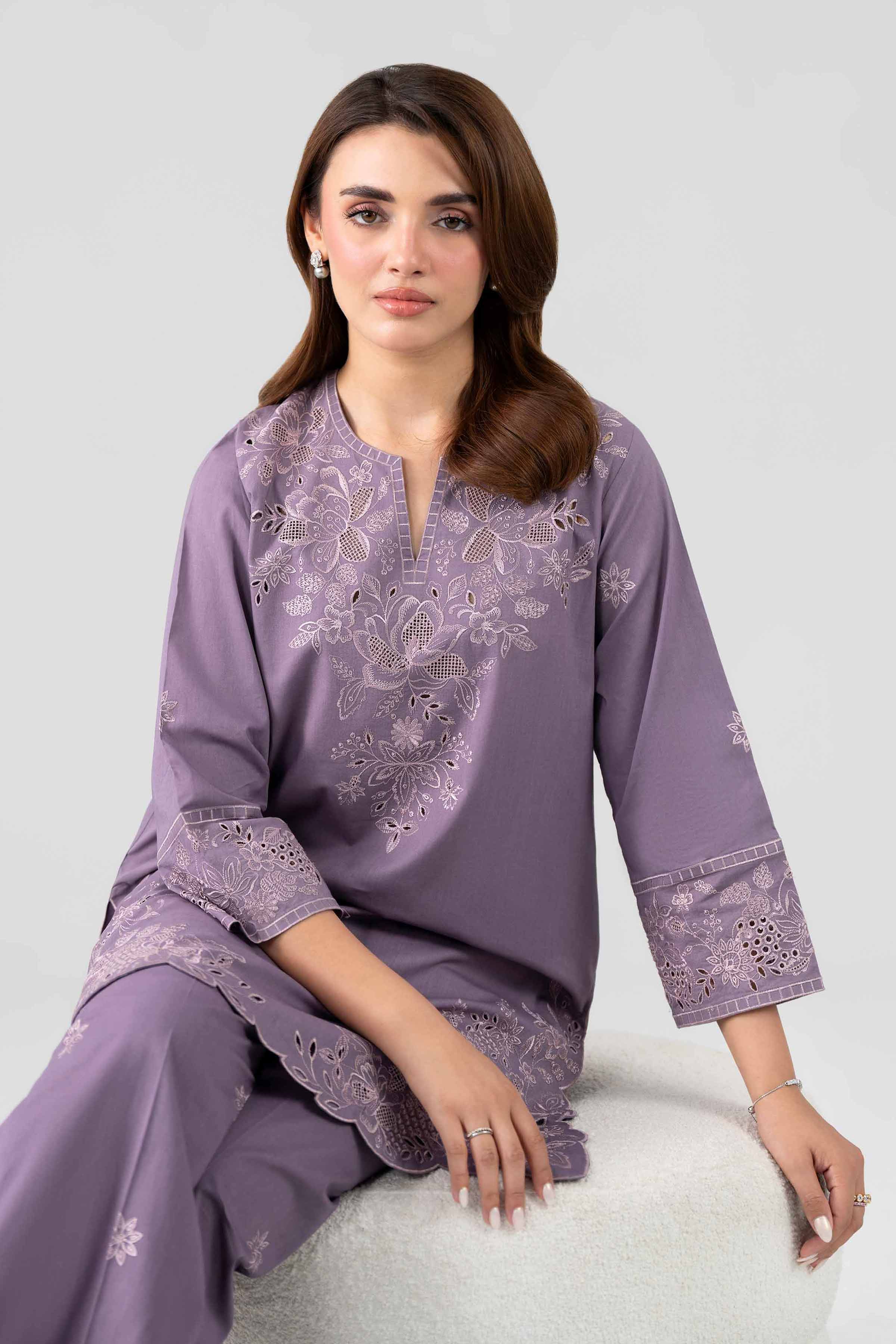 2 Piece - Embroidered Suit - KFS26-28