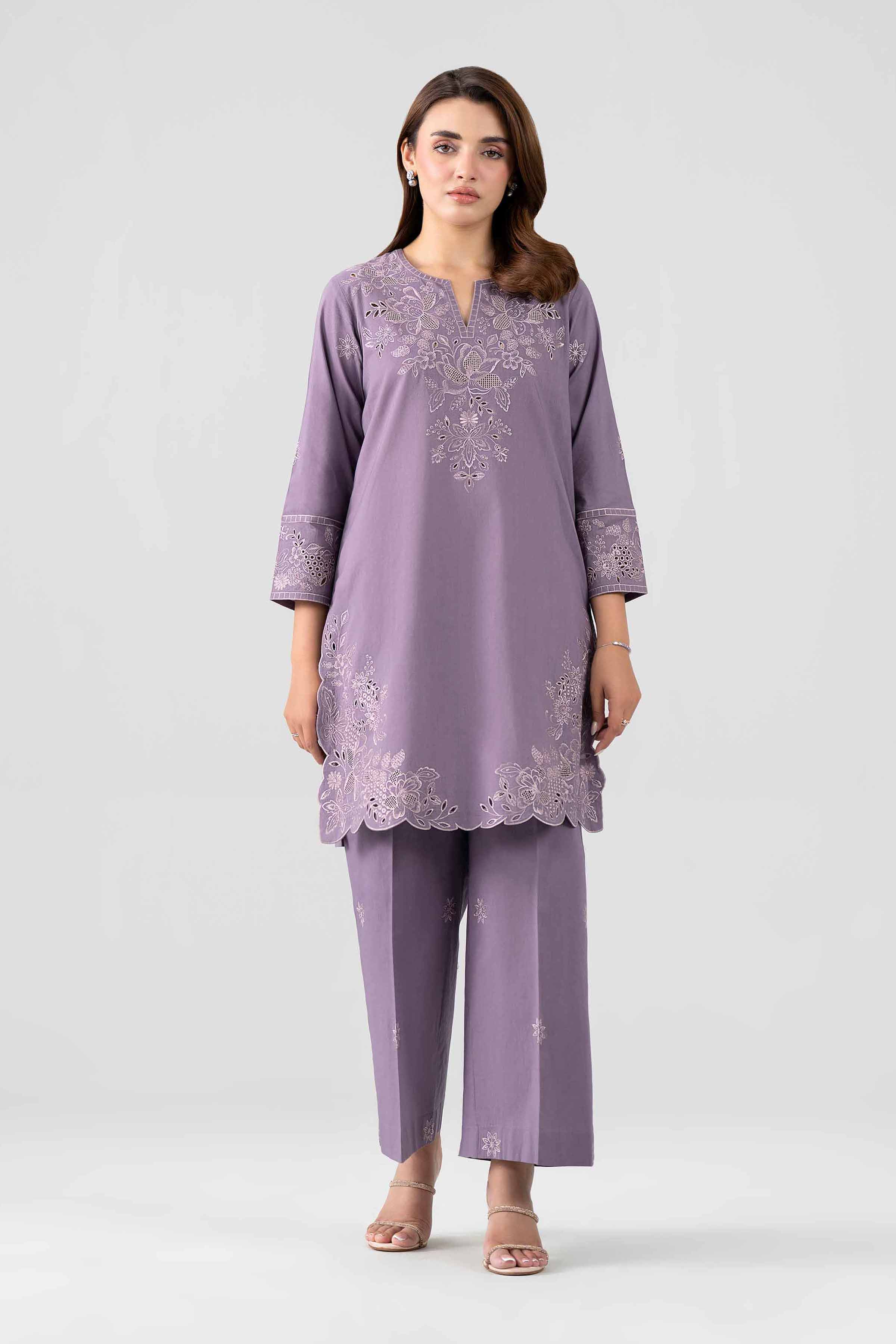 2 Piece - Embroidered Suit - KFS26-28