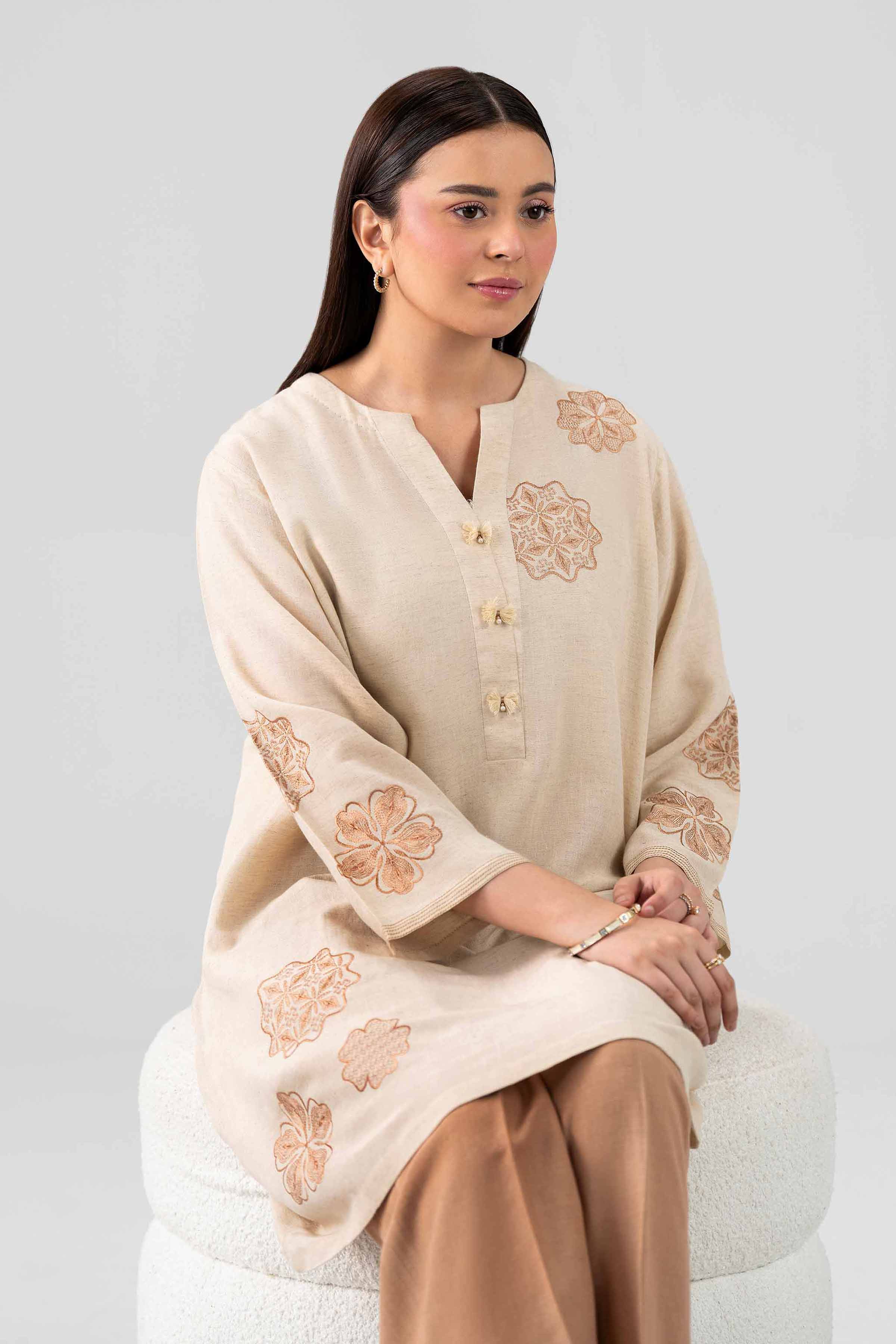 2 Piece - Embroidered Suit - KFS26-31