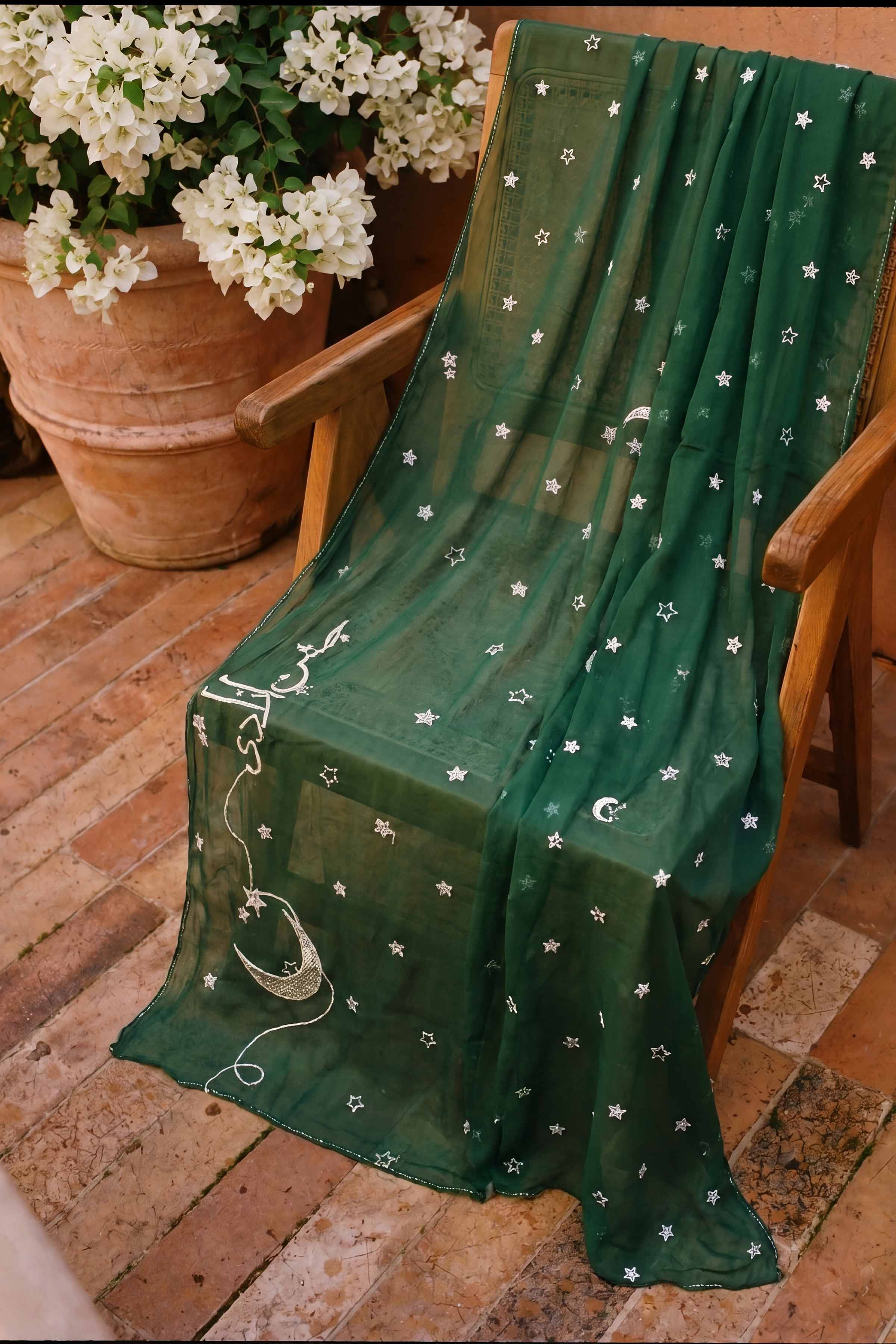 Embroidered Dupatta - KFS26-83