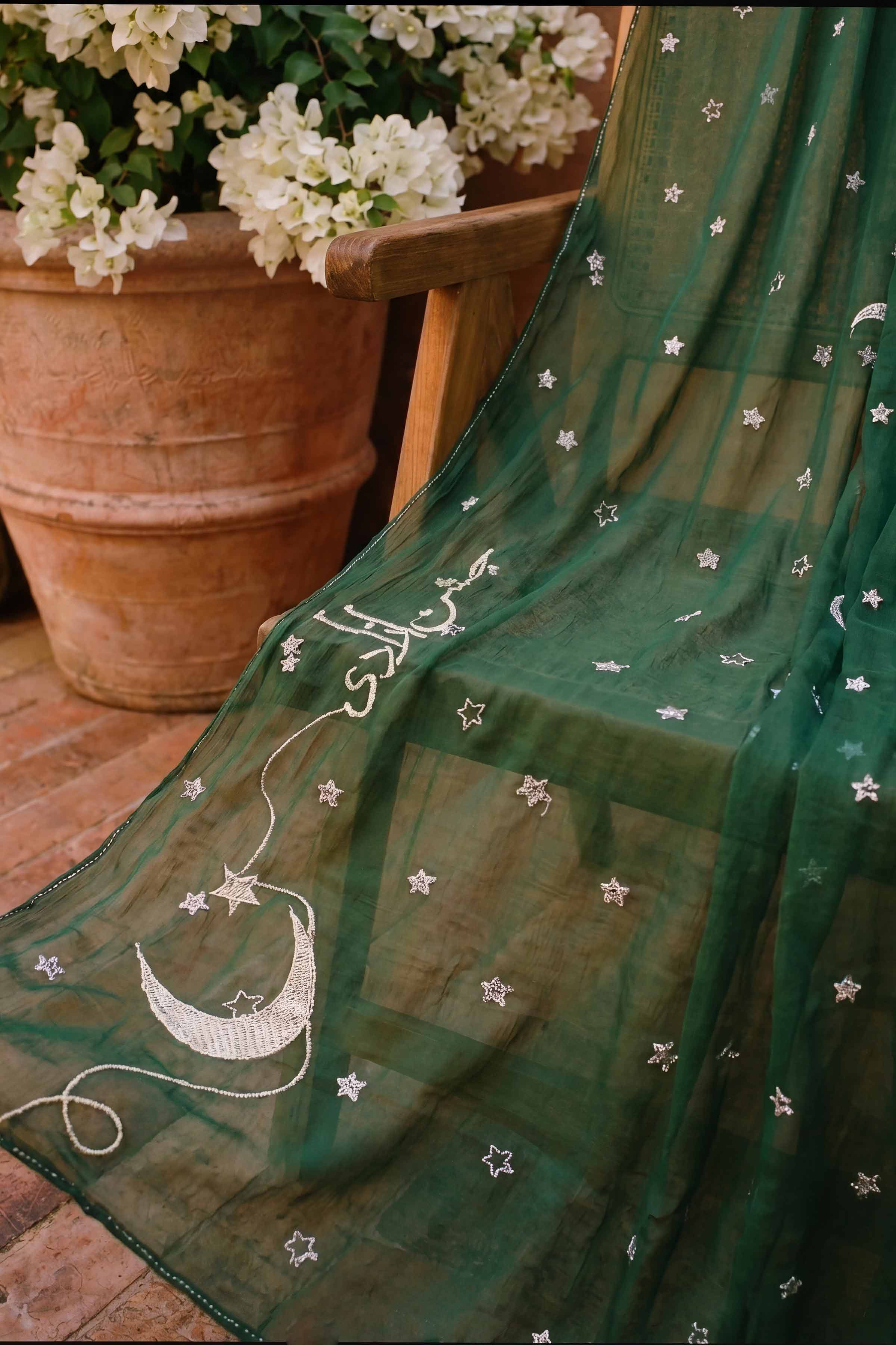 Embroidered Dupatta - KFS26-83