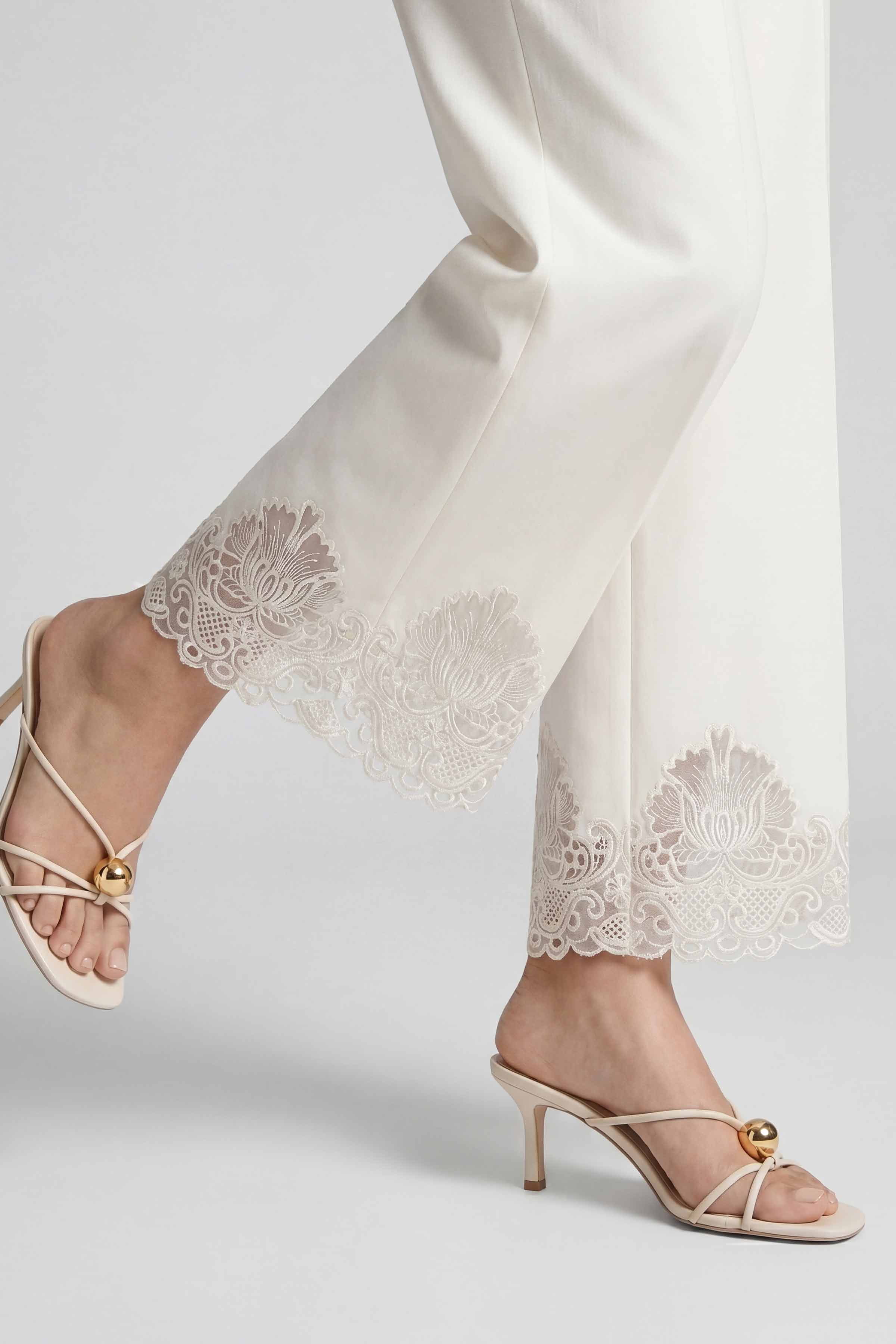 Embroidered Trousers - KFS26-91
