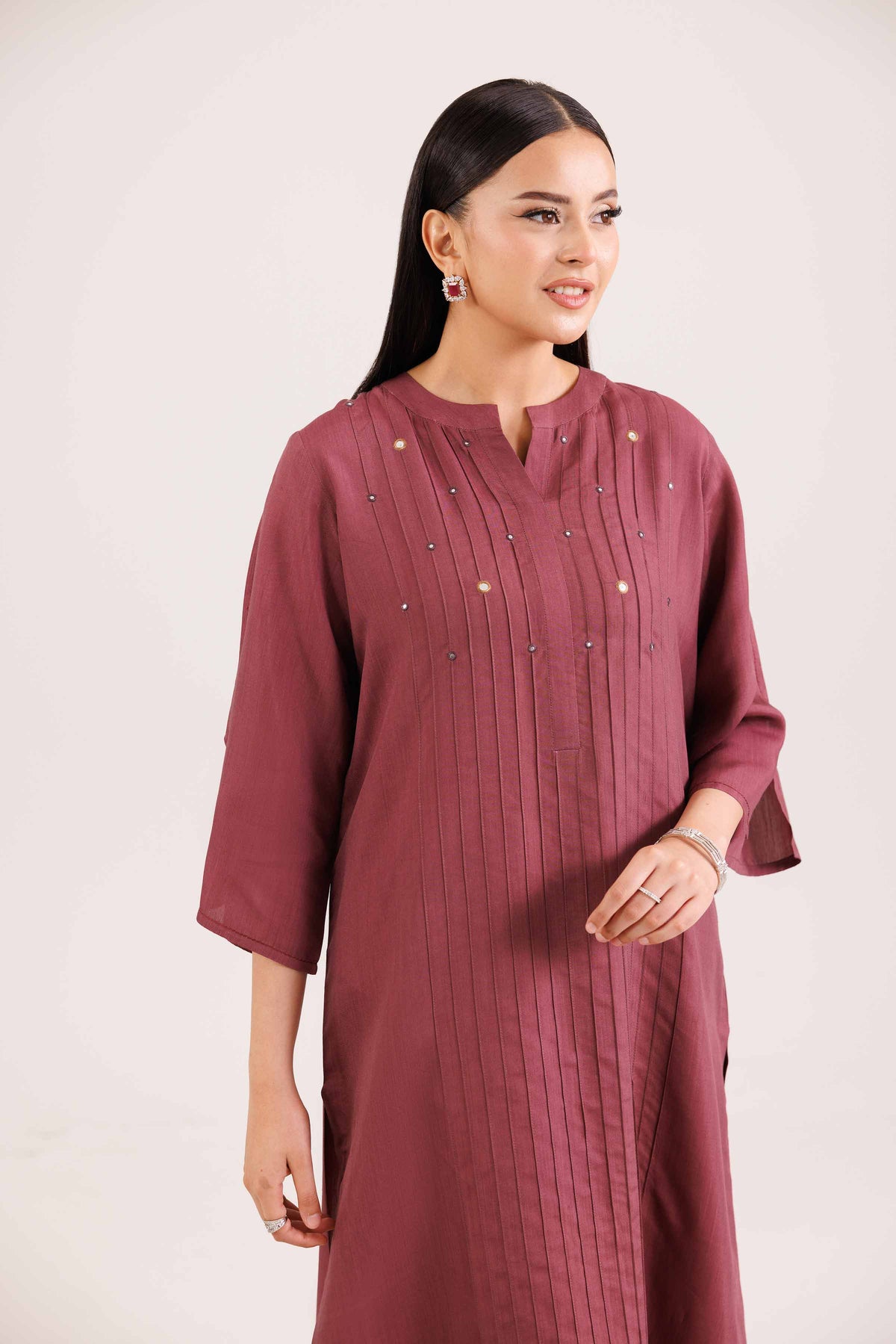 2 Piece - Embroidered Suit - KFW25-79 for Women - Pret Collection | Nishat | Shop Online