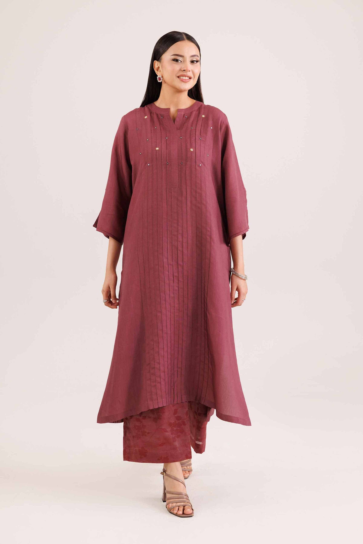 2 Piece - Embroidered Suit - KFW25-79 for Women - Pret Collection | Nishat | Shop Online