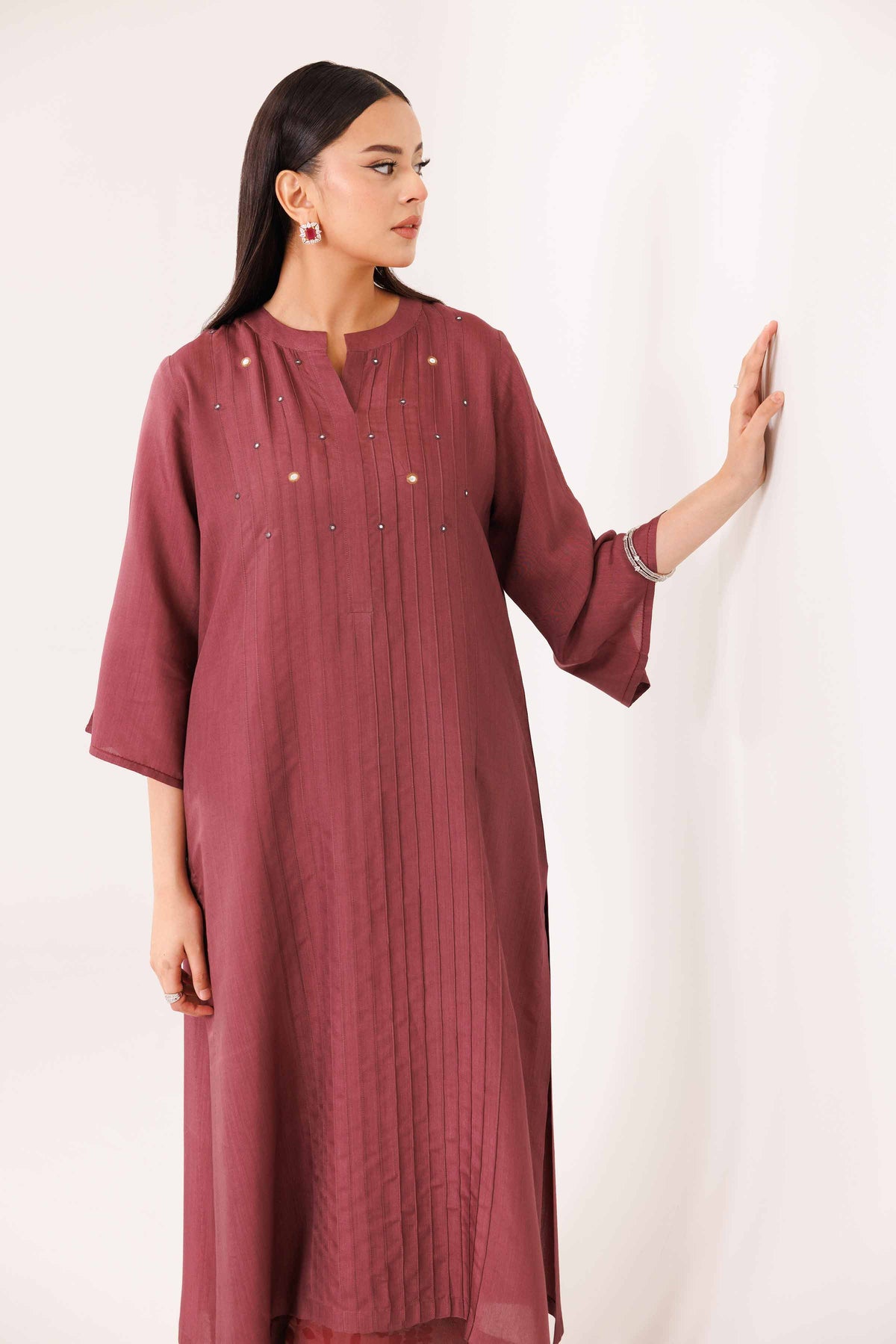 2 Piece - Embroidered Suit - KFW25-79 for Women - Pret Collection | Nishat | Shop Online