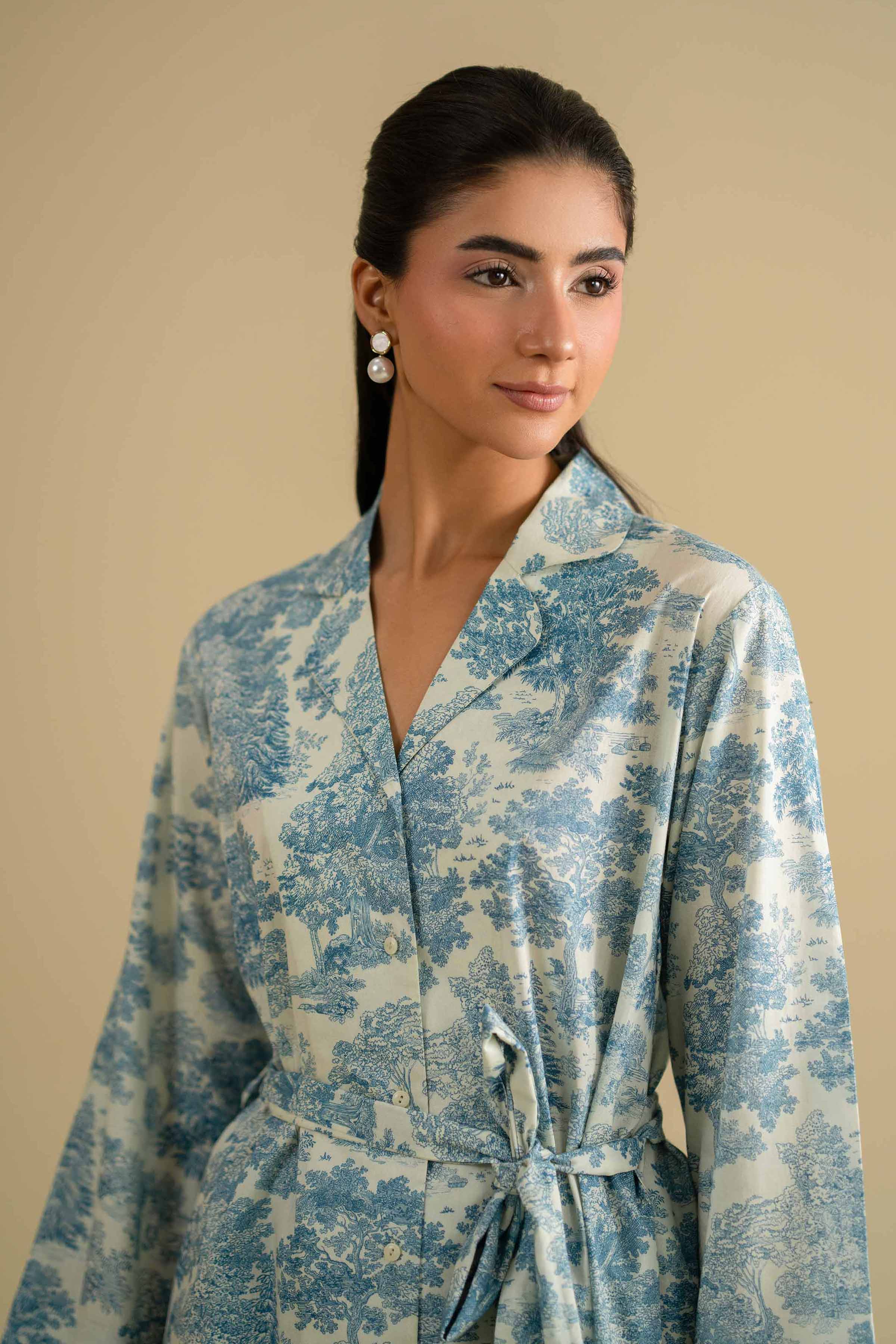 2 Piece - Printed Loungewear - KLS26-02 for Women - Pret Collection | Nishat | Shop Online