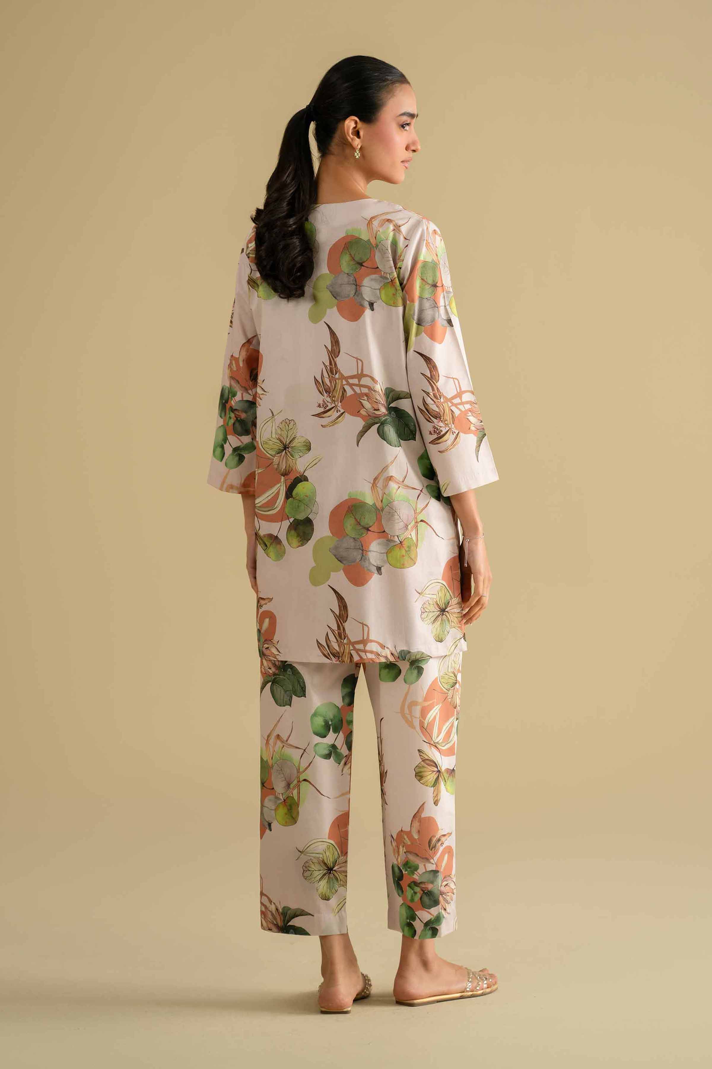 3 Piece - Printed Loungewear - KLS26-03 for Women - Pret Collection | Nishat | Shop Online