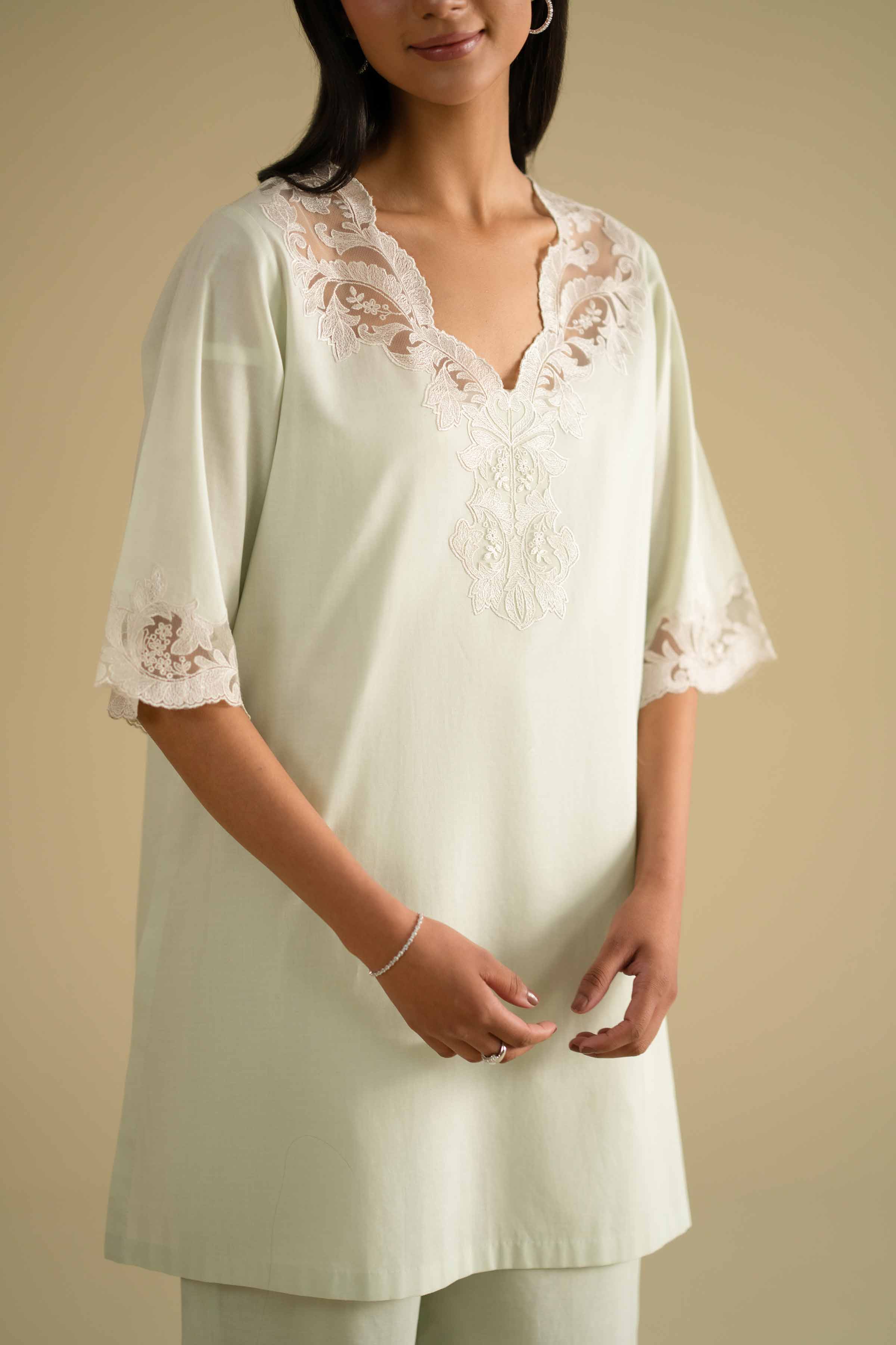 2 Piece - Embroidered Loungewear - KLS26-04 for Women - Pret Collection | Nishat | Shop Online