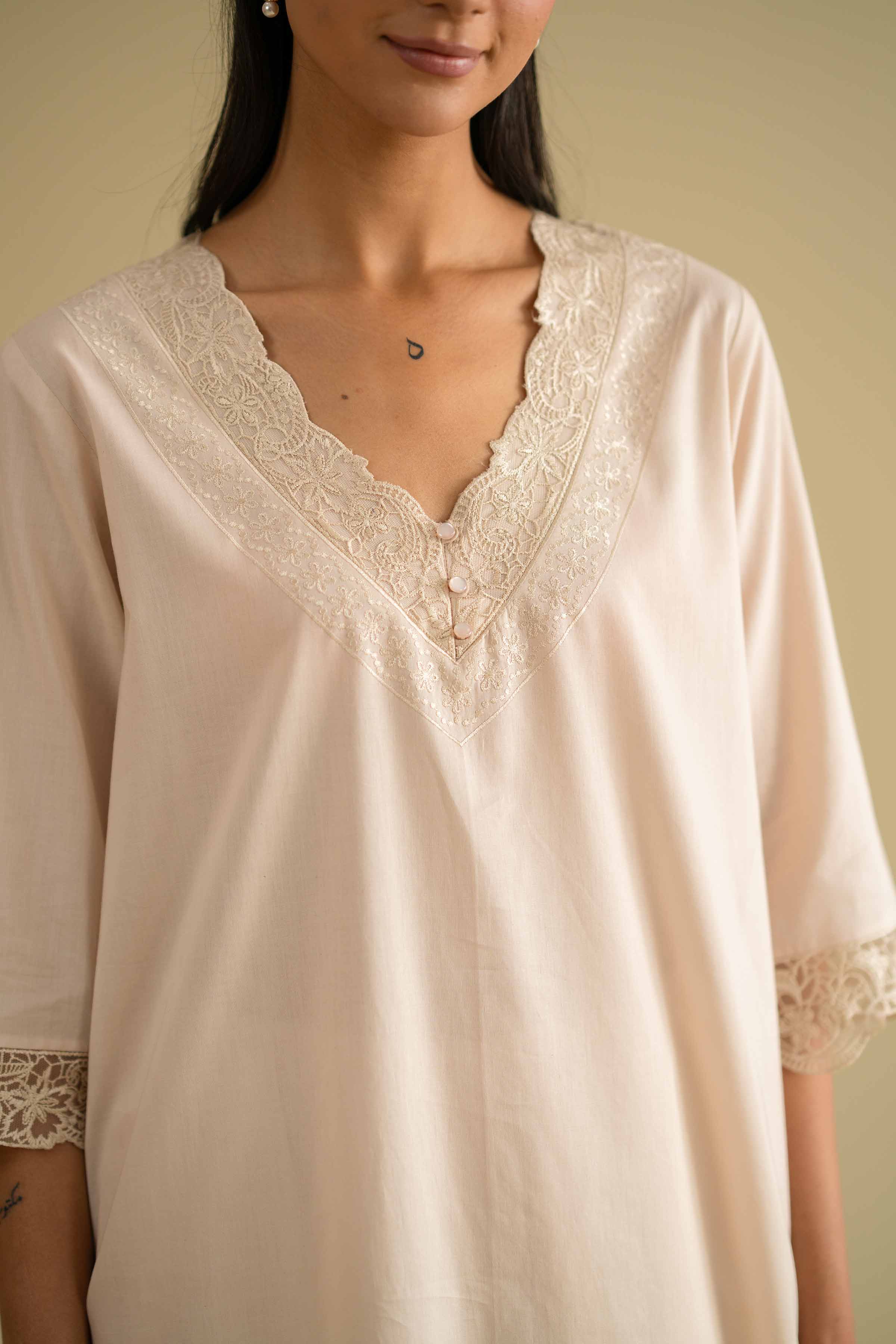 2 Piece - Embroidered Loungewear - KLS26-07 for Women - Pret Collection | Nishat | Shop Online