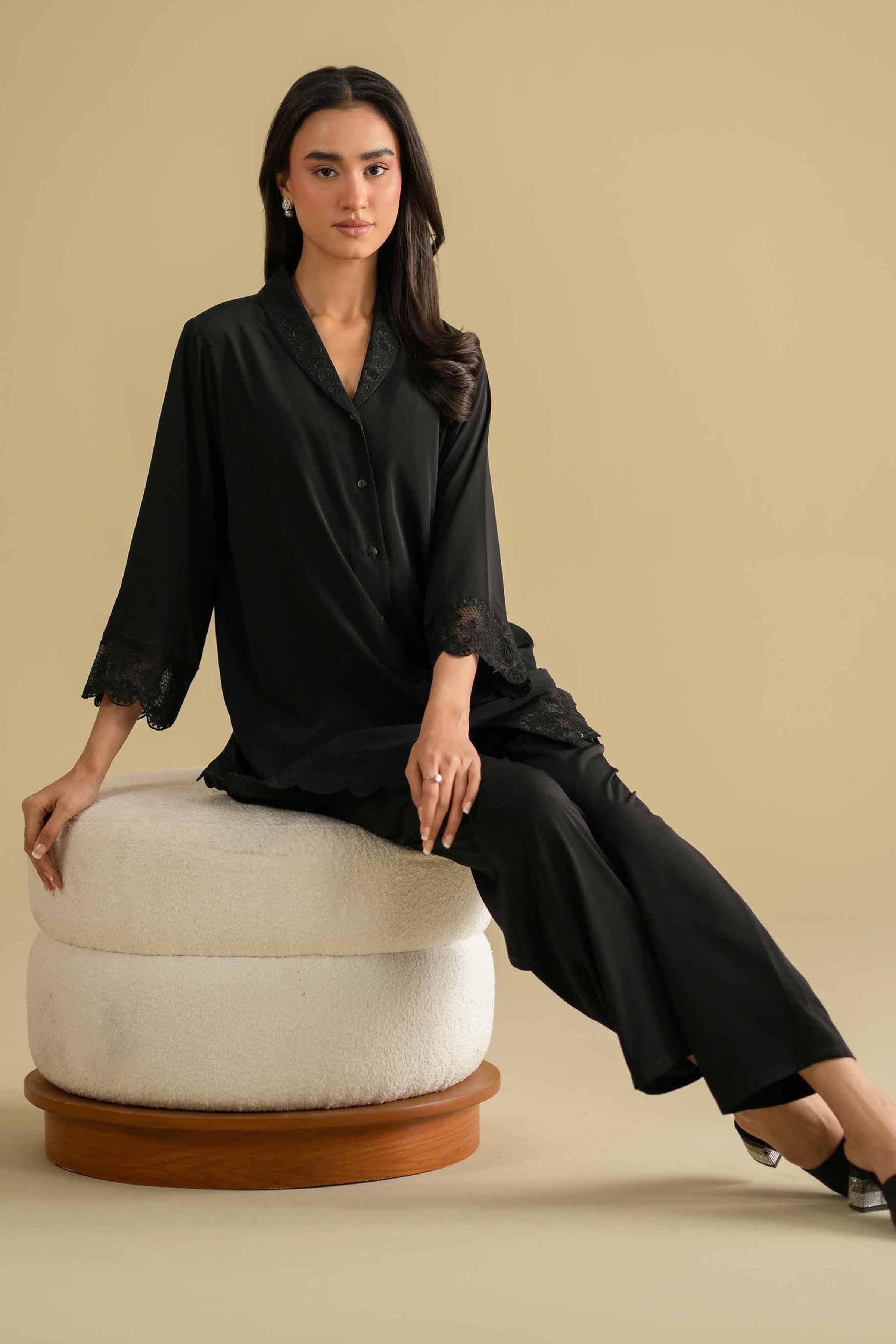 2 Piece - Embroidered Loungewear - KLS26-08 for Women - Pret Collection | Nishat | Shop Online